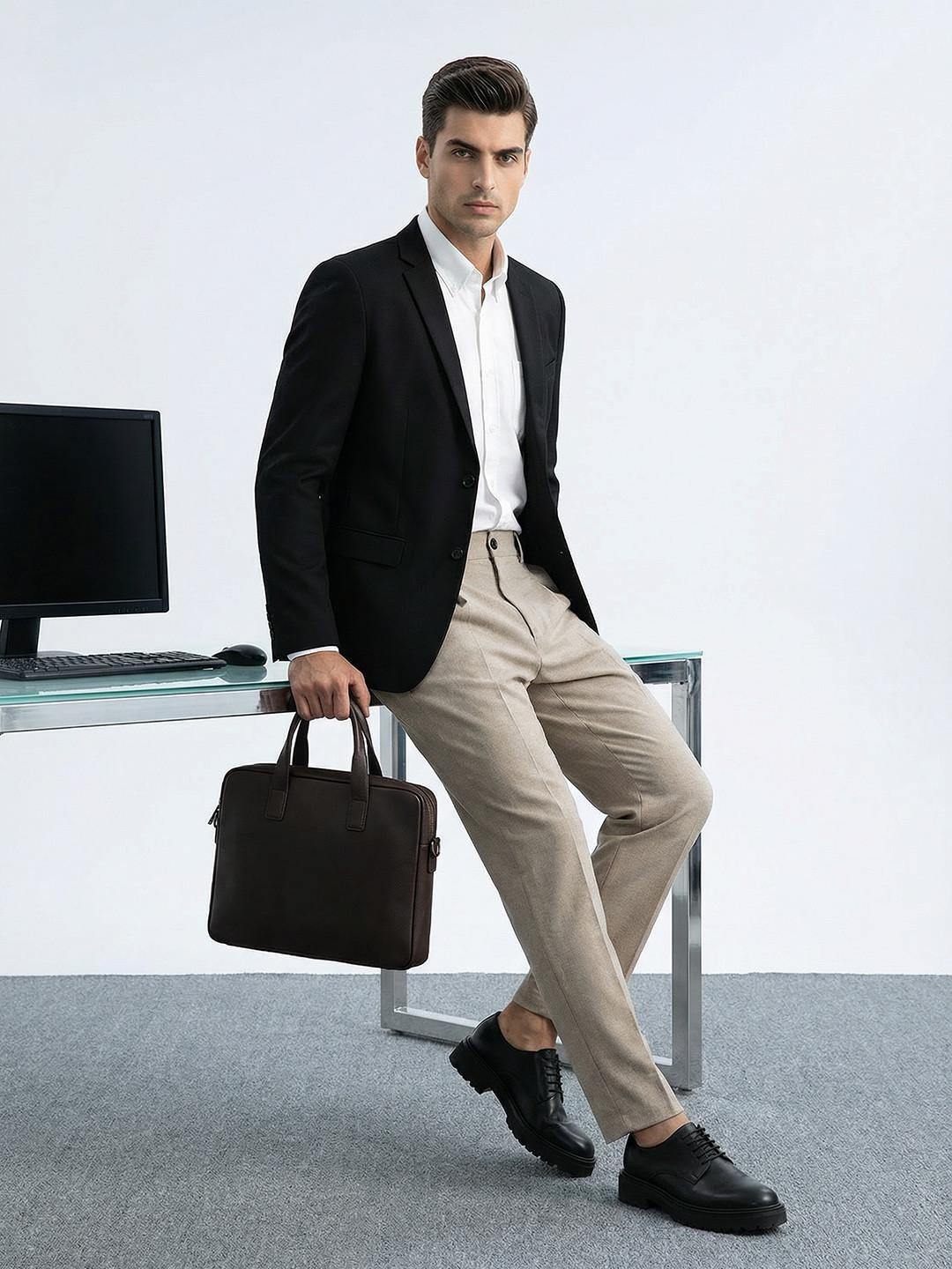 INVICTUS Single-Breasted Formal Blazer