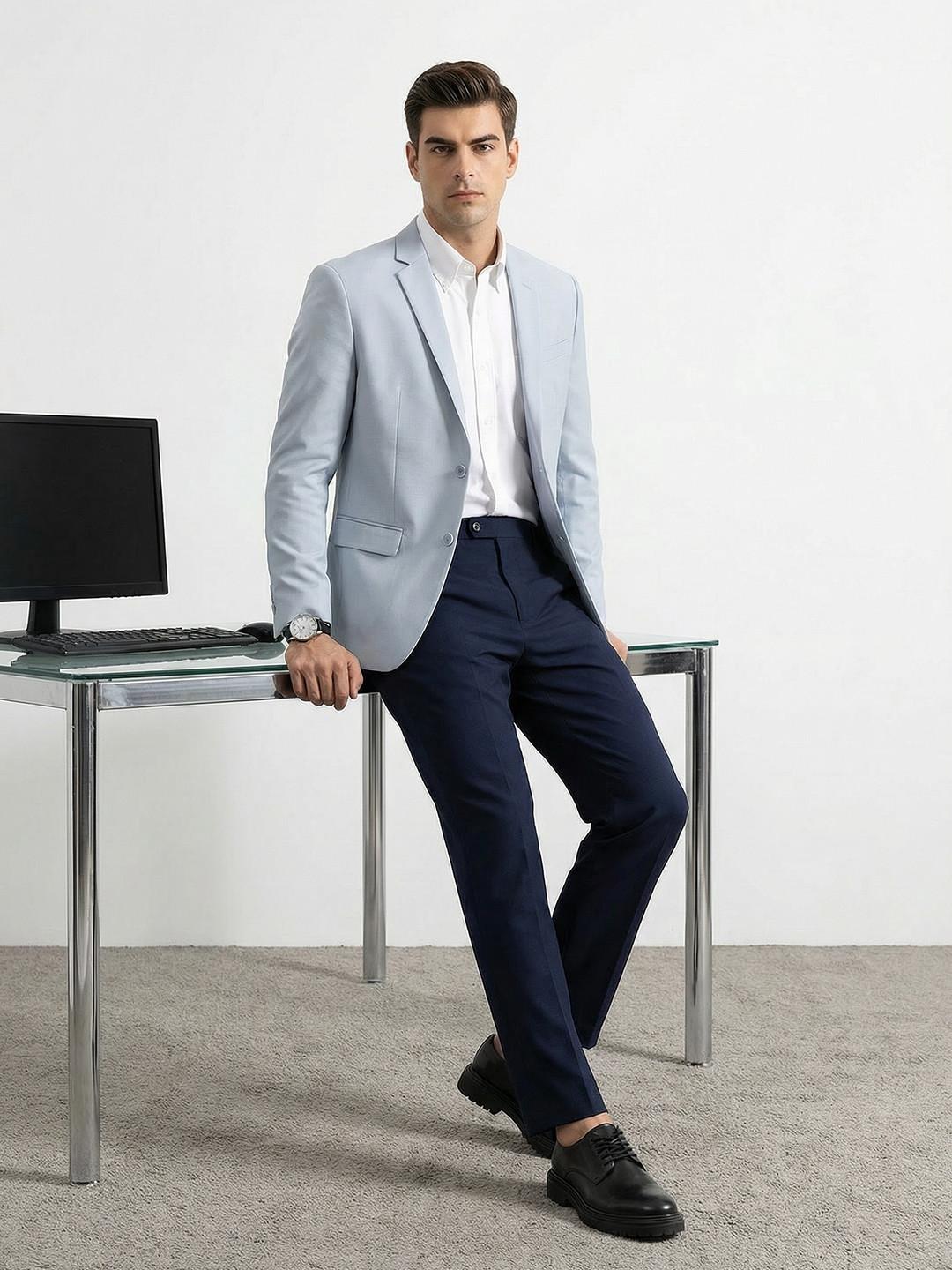 INVICTUS Single-Breasted Formal Blazer