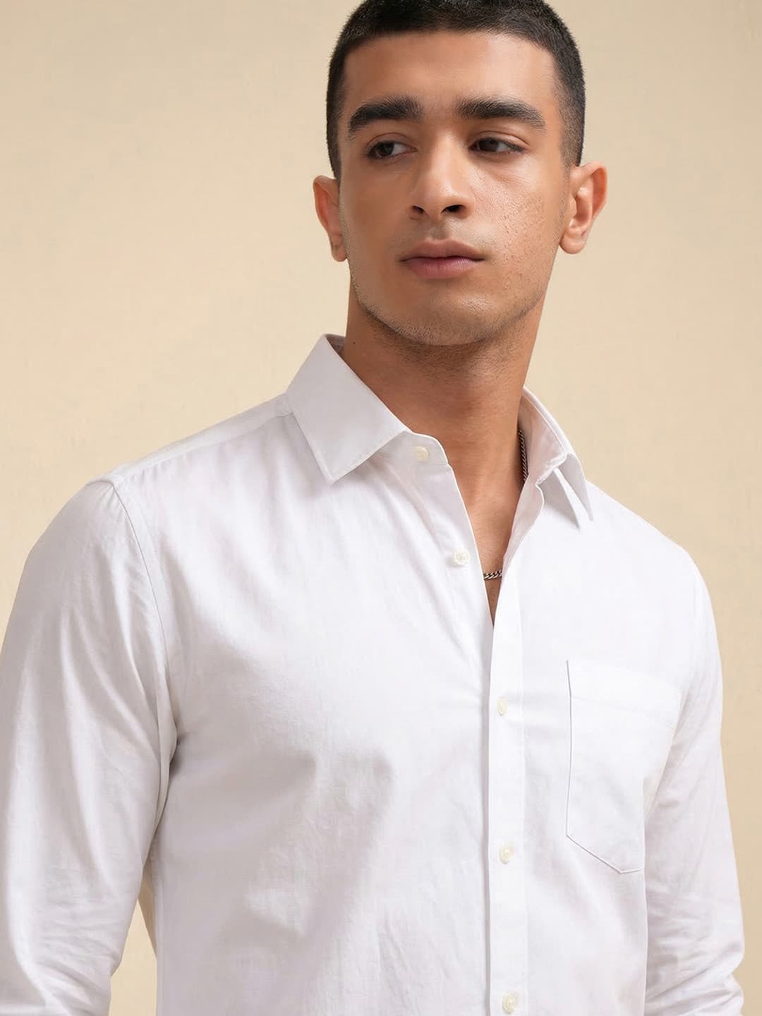 HIGHLANDER Regular Fit Button Down Collar Full Sleeve Satin Regular Fit Slim Fit Shirt