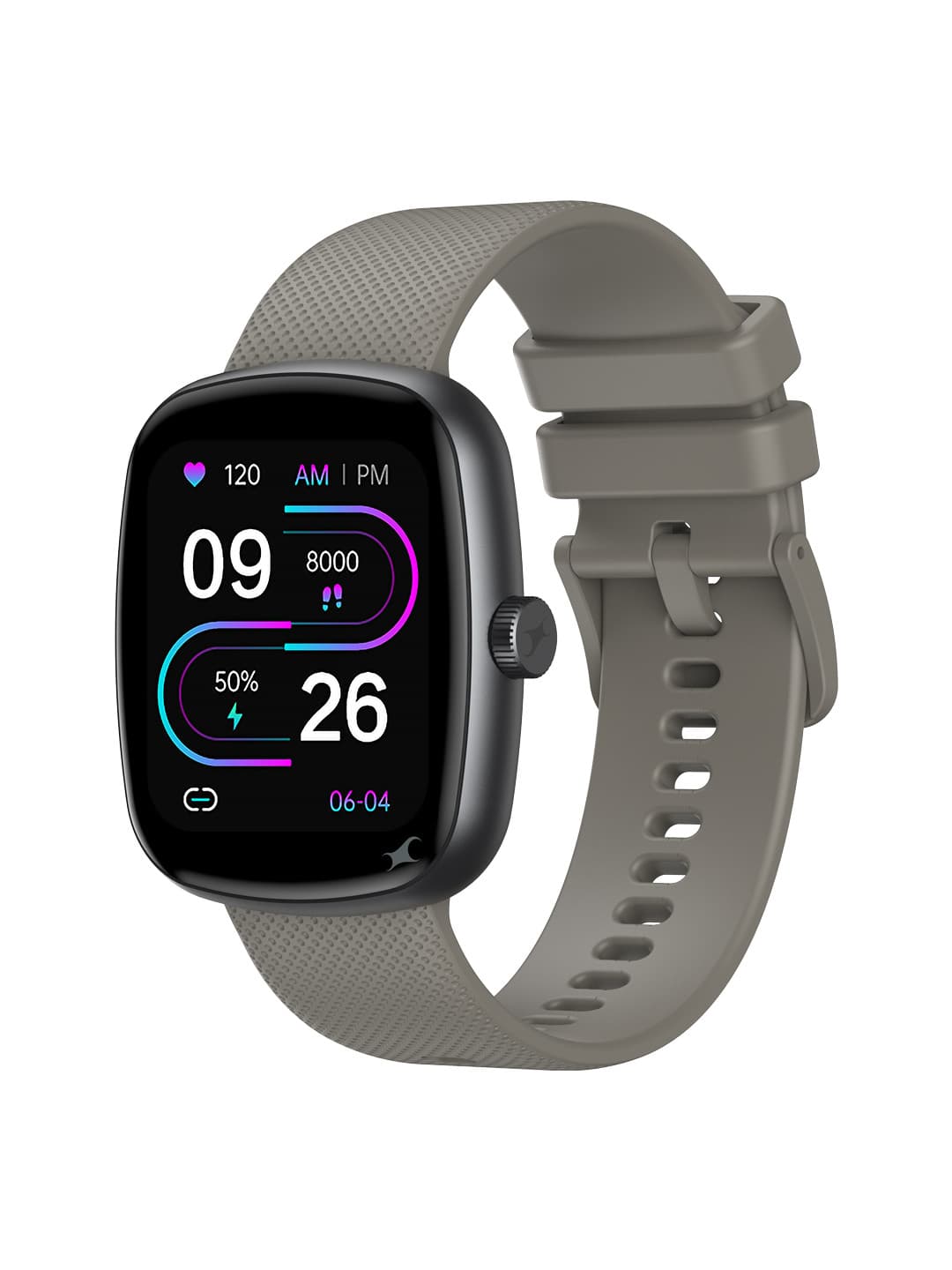 Fastrack Unisex Jupiter S3 1.83 TFT 2.5D Display Smartwatch - Grey