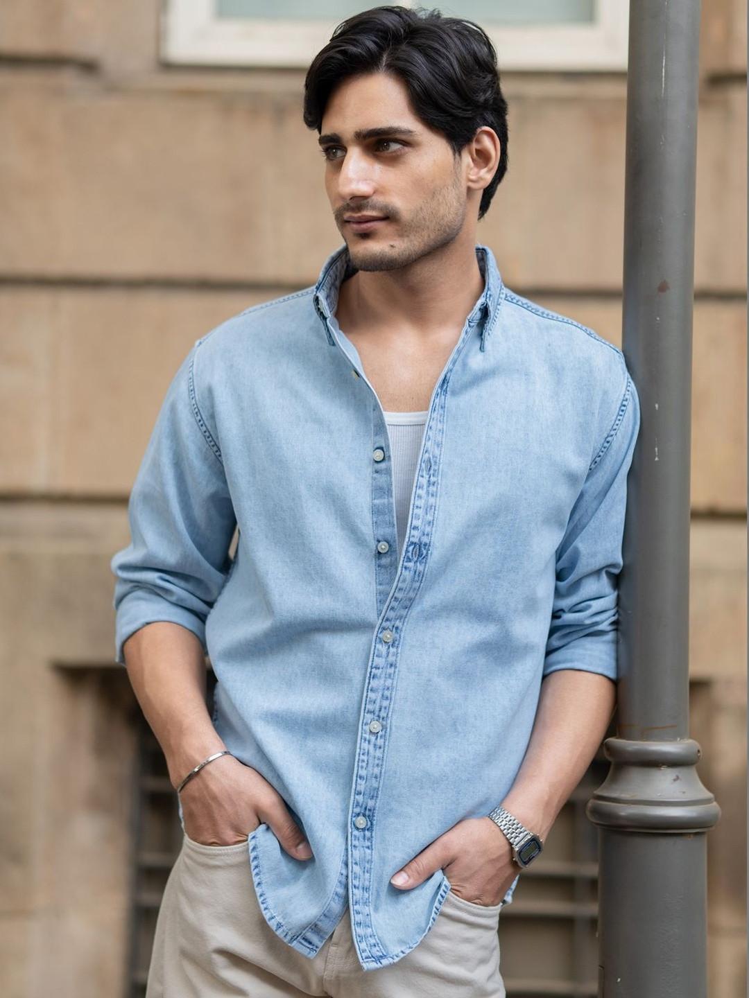 Powerlook Washed Cotton Long Sleeves Shirt