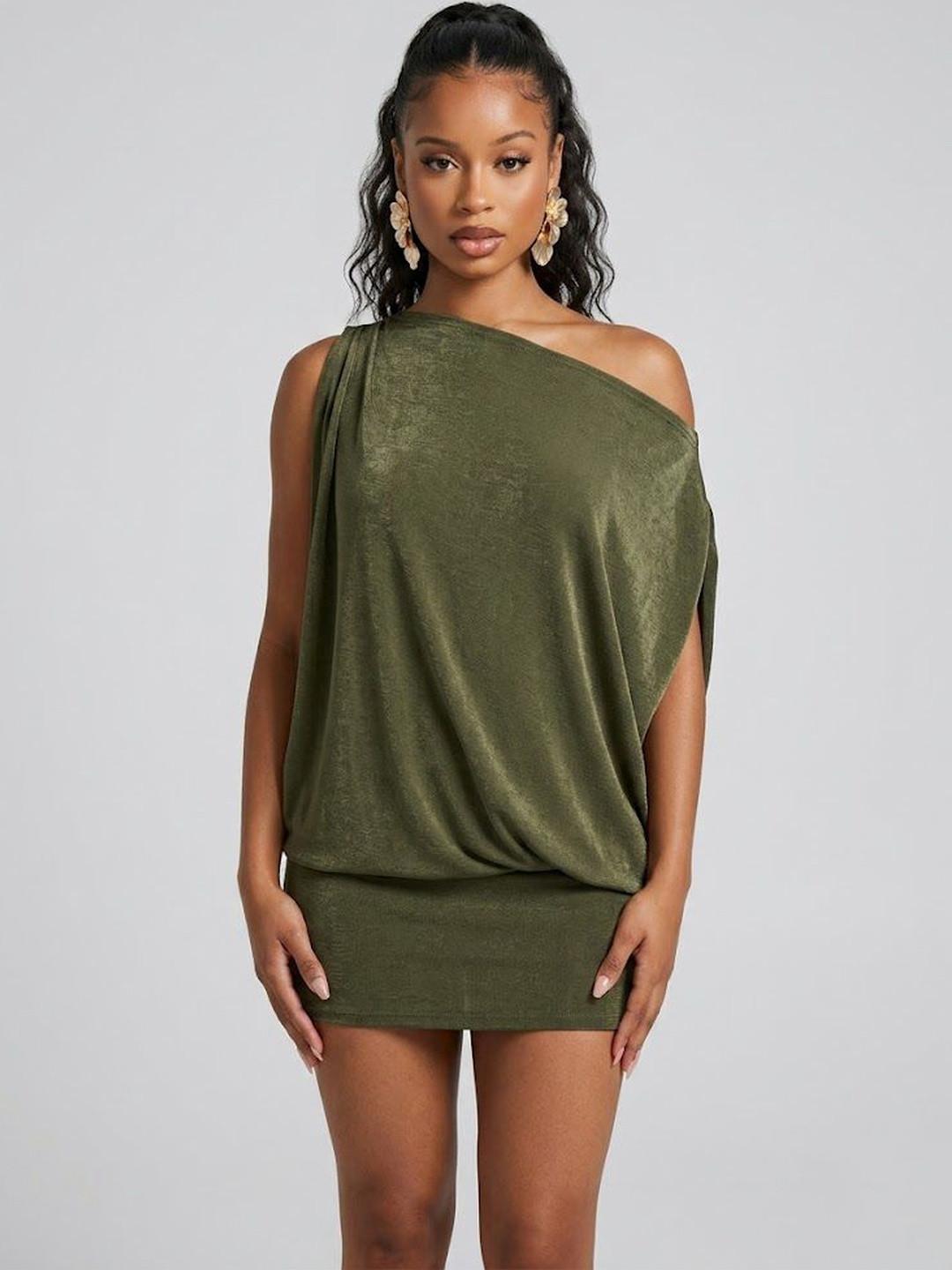 Suo Blouson Mini Dress