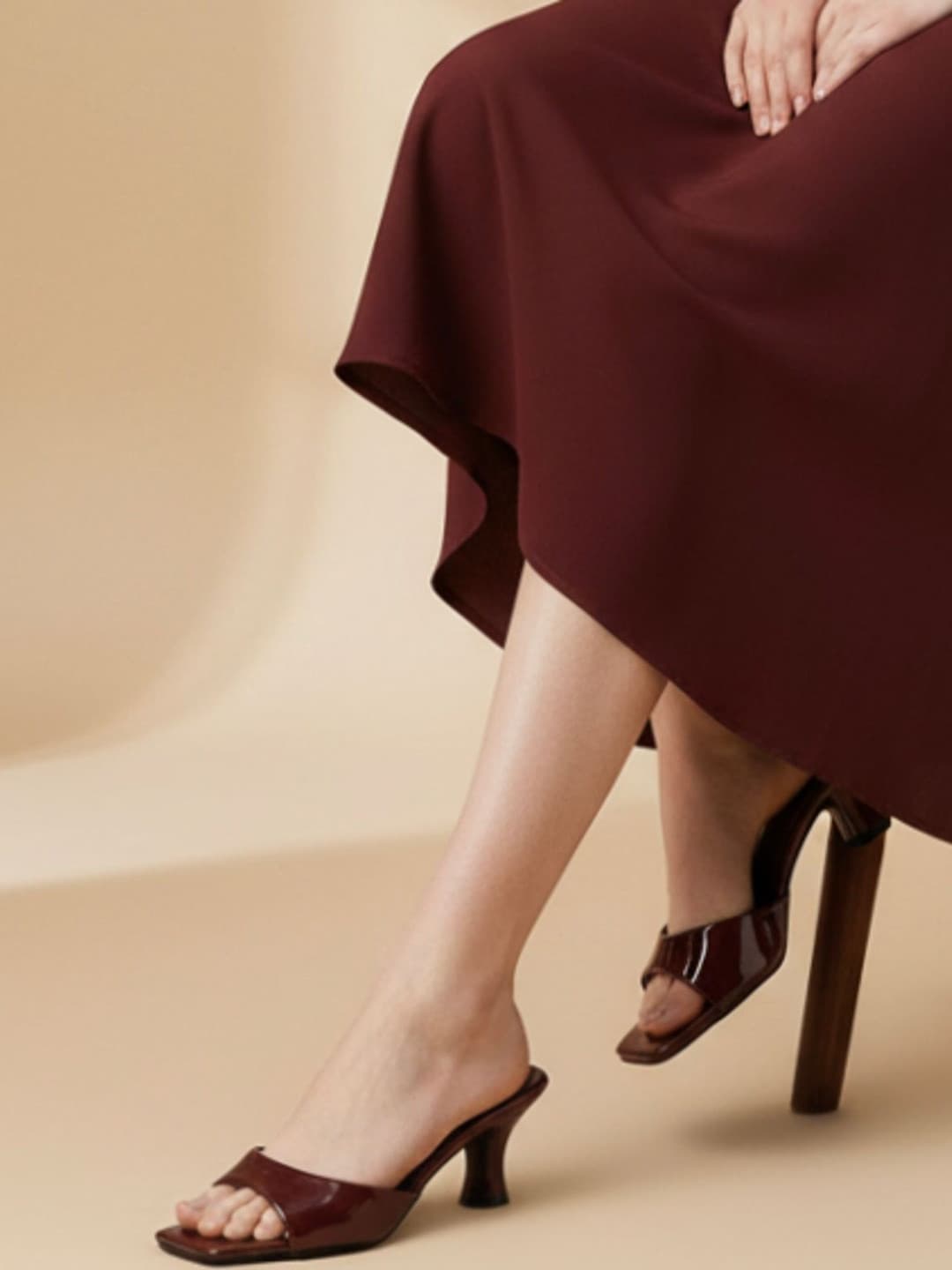 STARTOES Slim Heeled Mules