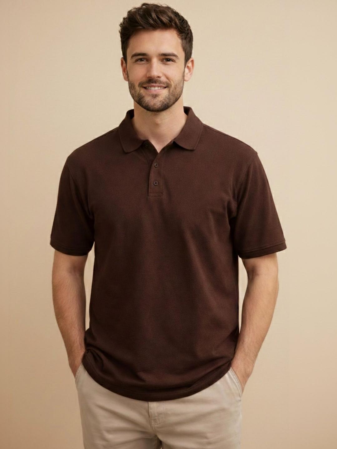 The Roadster Lifestyle Co Cotton Polo Collar Tshirts