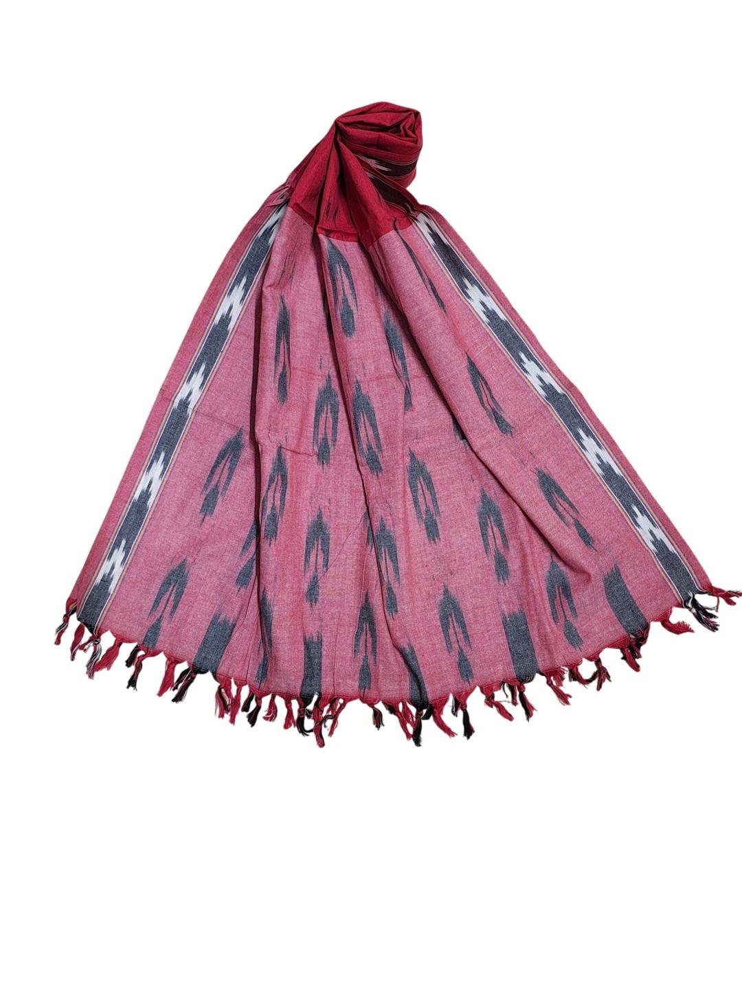ivikta Ethnic Motifs Printed Pure Cotton Ikat Dupatta