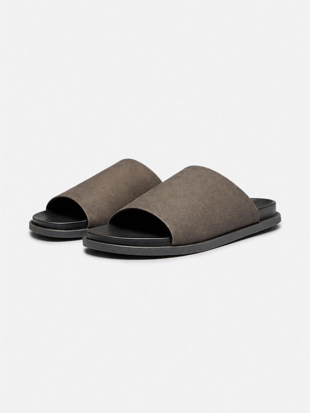 Snitch Men Striped PU Espadrilles