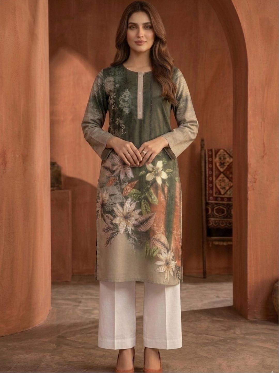 mokshi Women Floral Printed Floral Kurta
