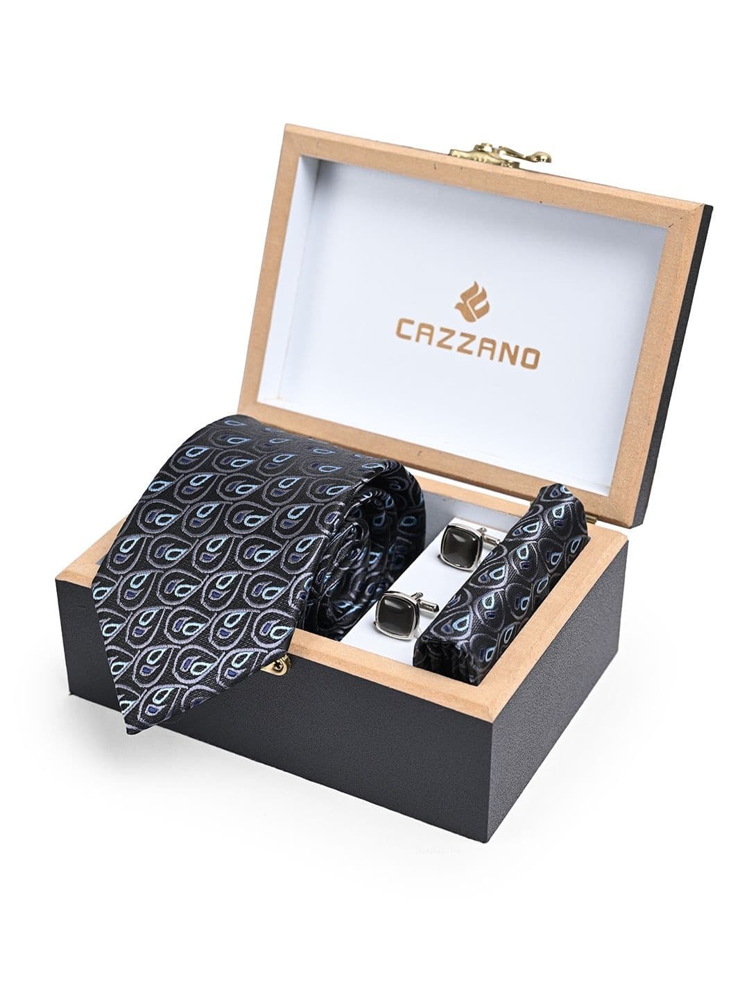 Cazzano Printed Ties and Cufflinks