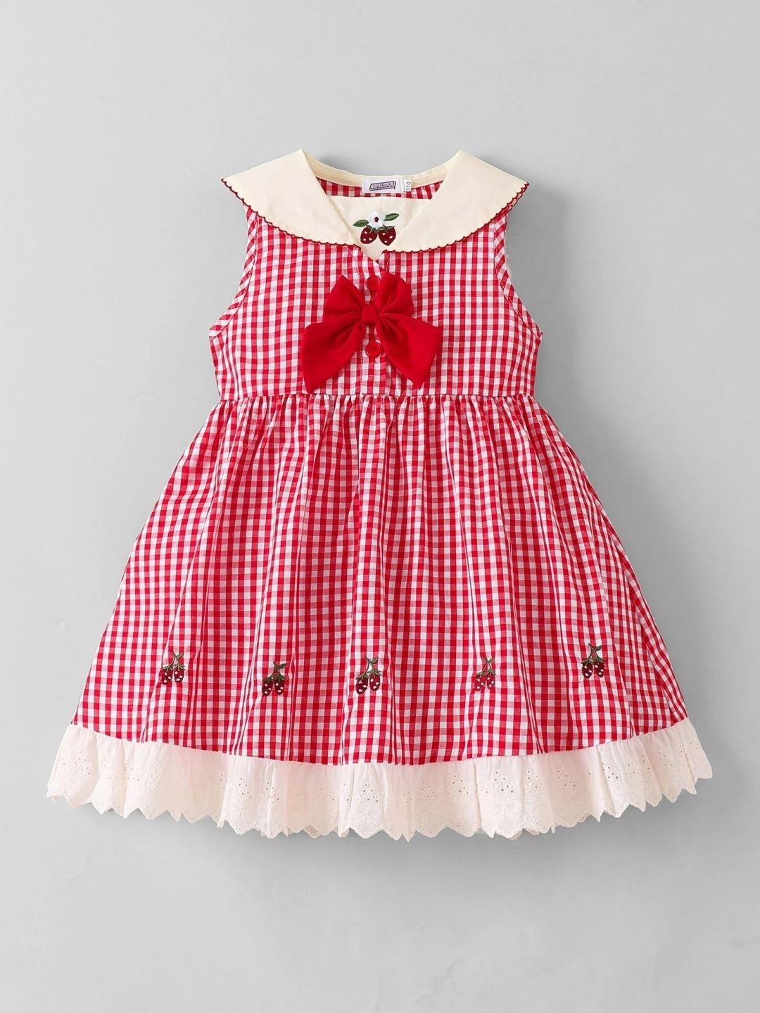 Hopscotch Girls Strawberry Embroidery Dress