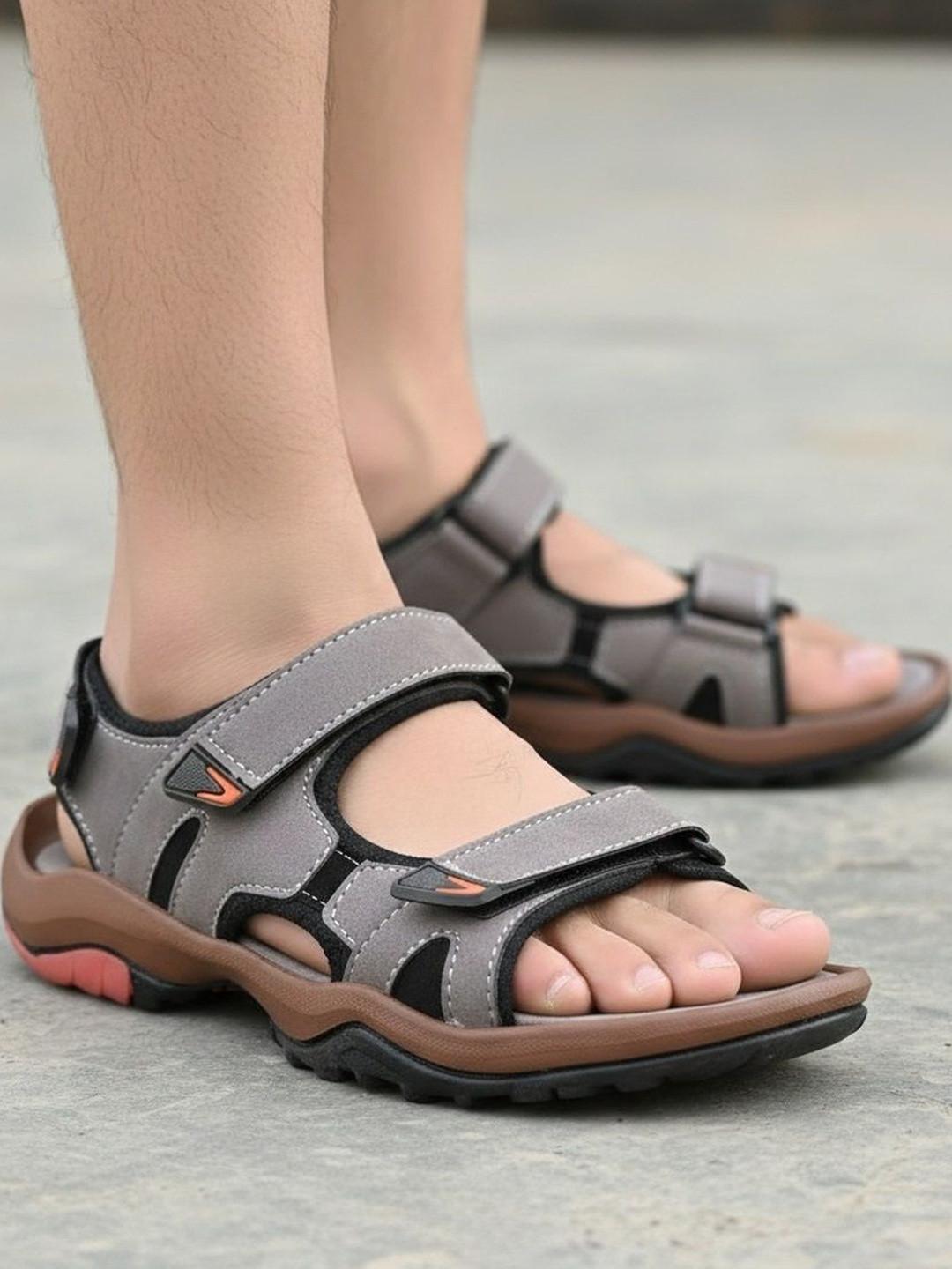 The Roadster Lifestyle Co Men Velcro Sports Sandals