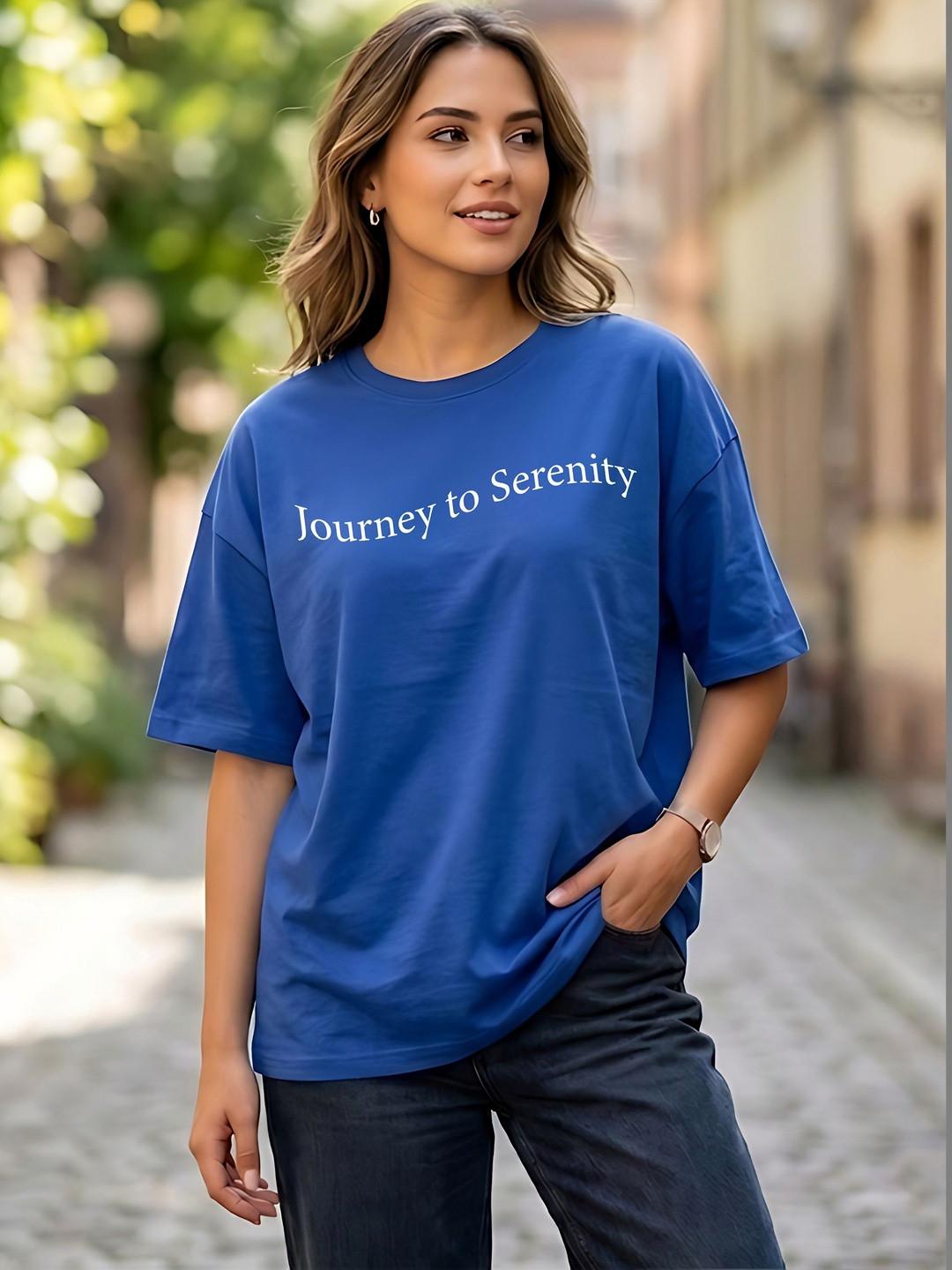 The Roadster Lifestyle Co Round Neck Oversized T-Shirt