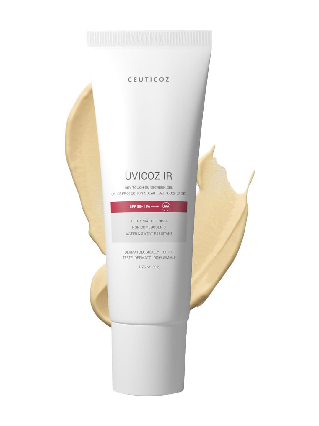 CEUTICOZ Uvicoz IR Dry Touch Sunscreen Gel SPF 50 PA++++ - 50 g