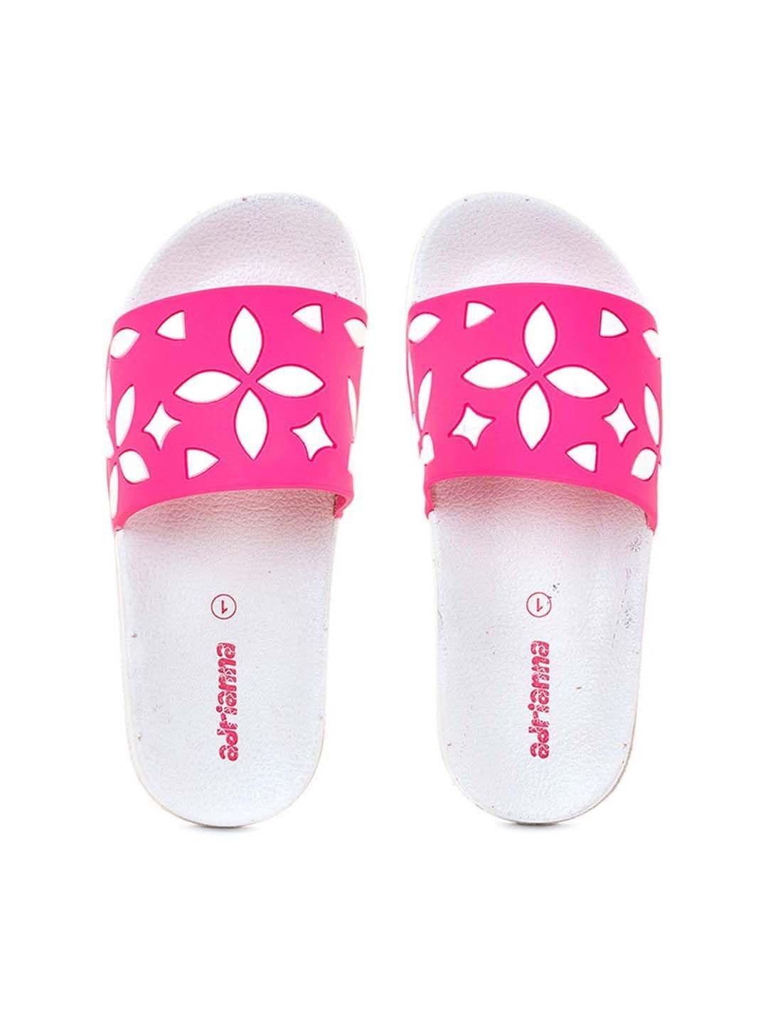 Khadims Girls Printed Sliders