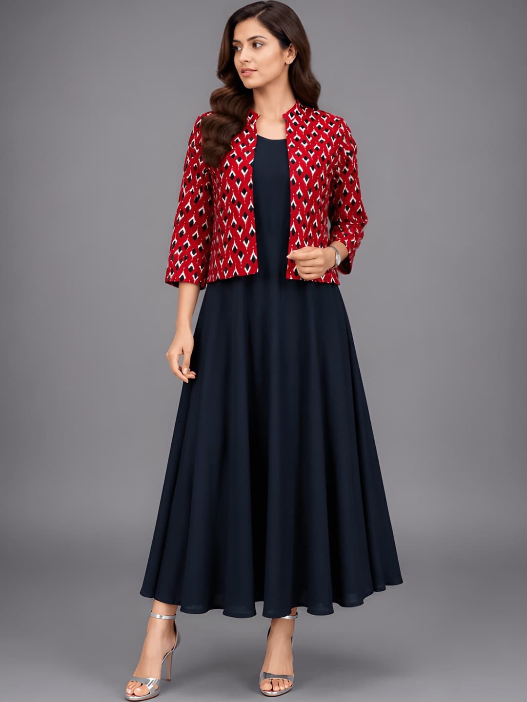 HARAYE Print Maxi Dress