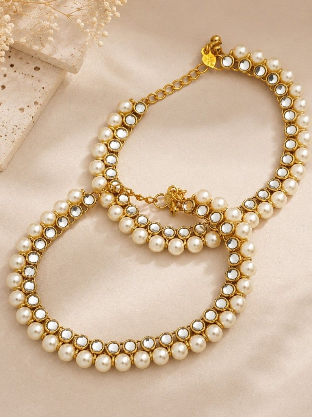 fabula Kundan Anklet
