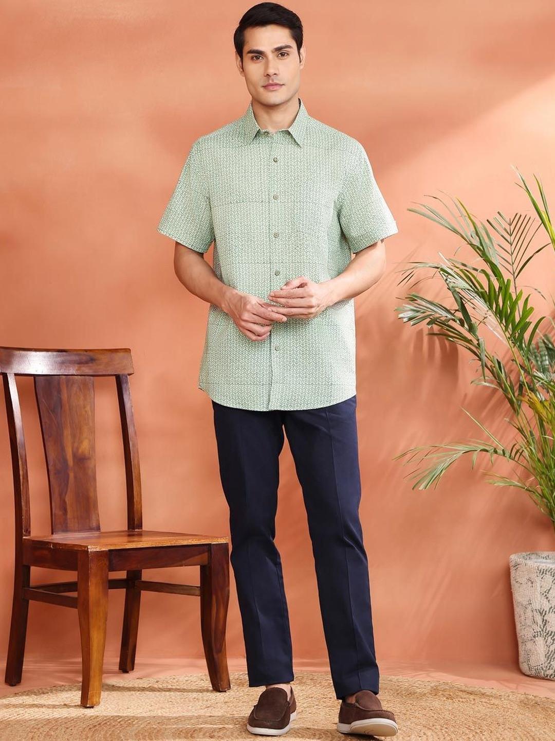 Fabindia Men Printed Casual Shirt