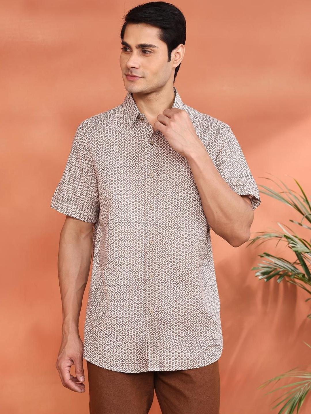 Fabindia Men Printed Casual Shirt