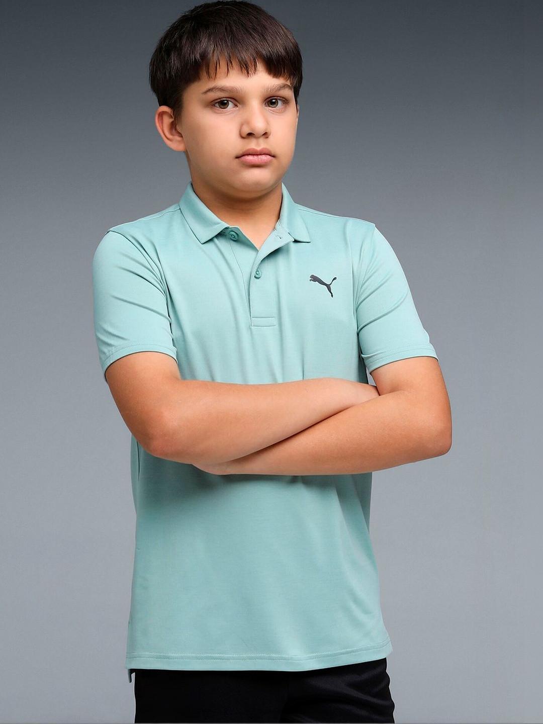 Puma RUN All In Youth Moisture-Control Polo T-shirt