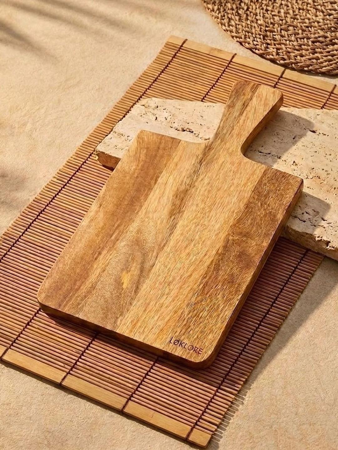 Loklore Beige 2026 Wood Chopping Board