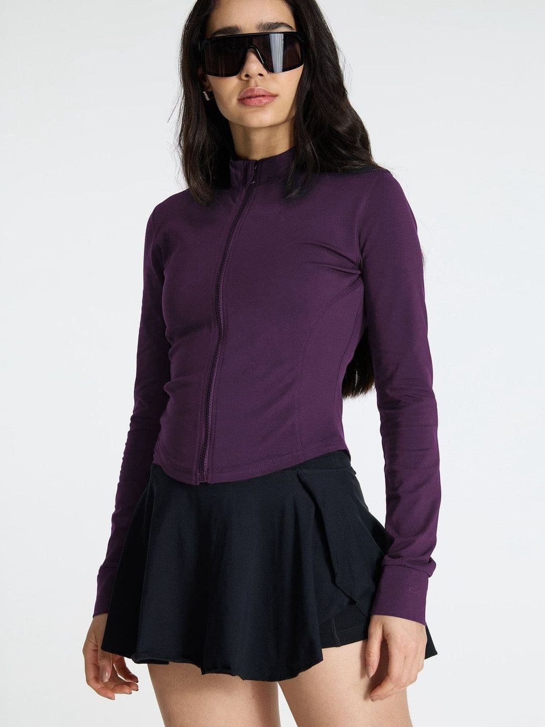 CAVA Plum Cotton Recovery Jacket