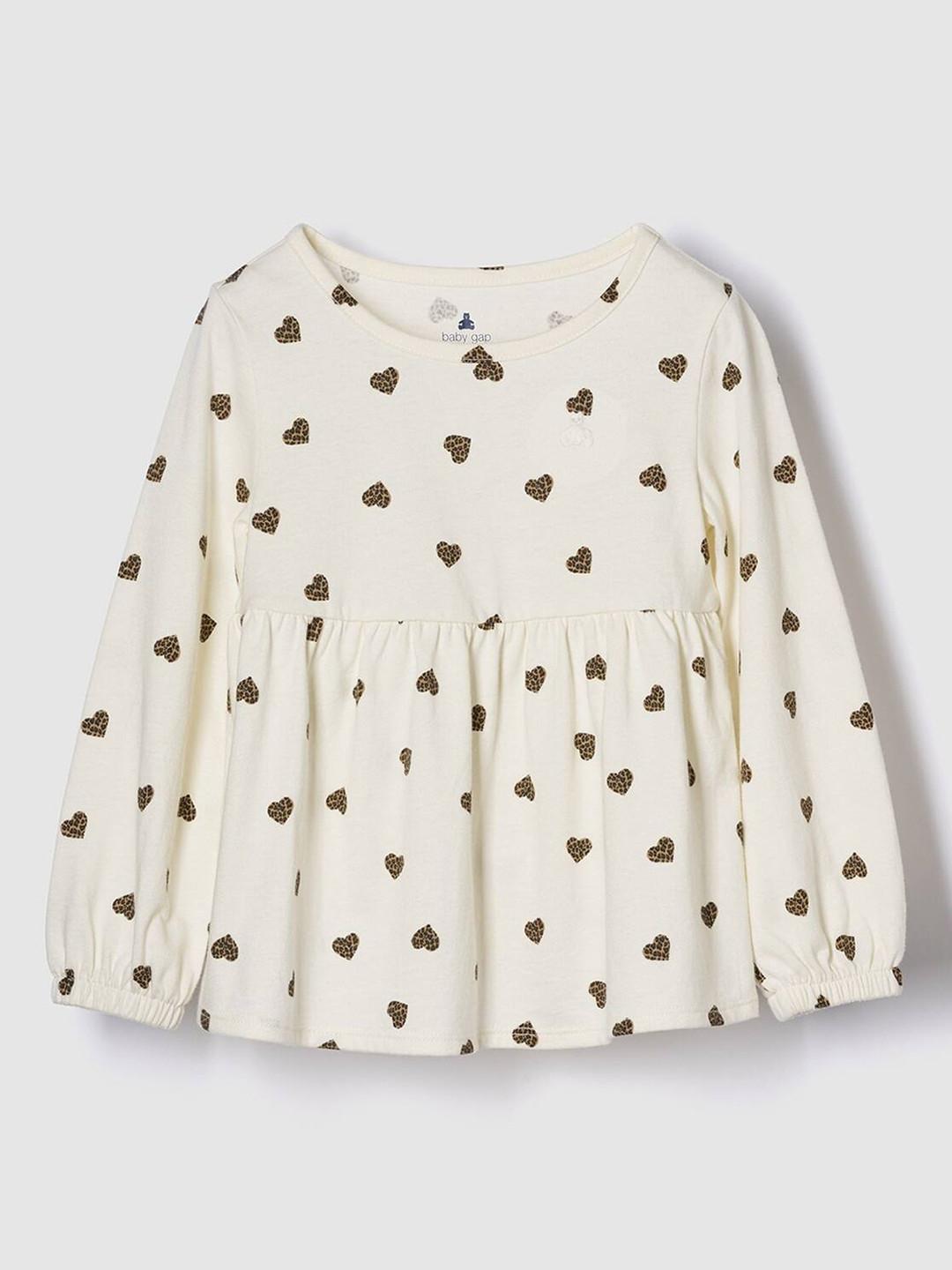 GAP Conversational Printed Pure Cotton A-Line Top