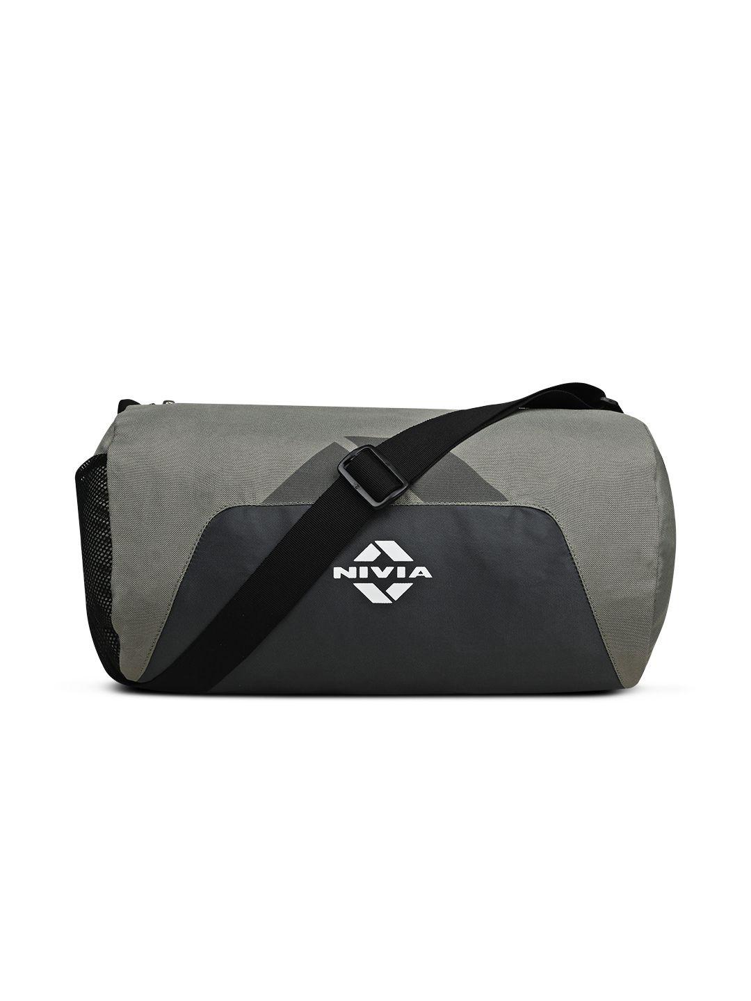 NIVIA Sports or Gym Two Short Handles Duffel Bag