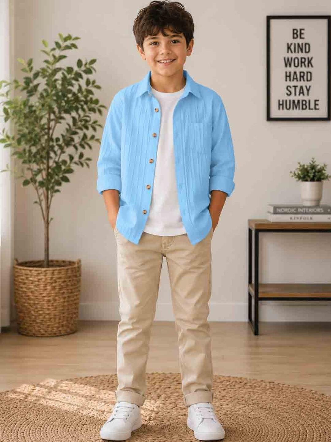DANFORTH Boys Relaxed Casual Shirt