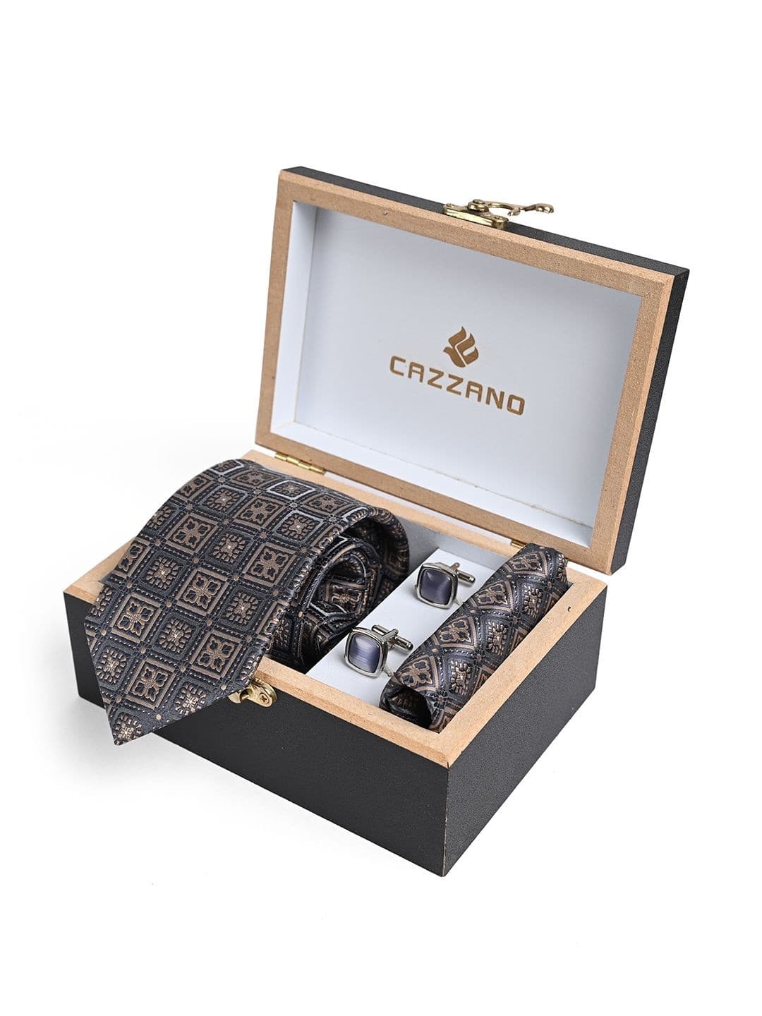 Cazzano Printed Ties & Cufflinks