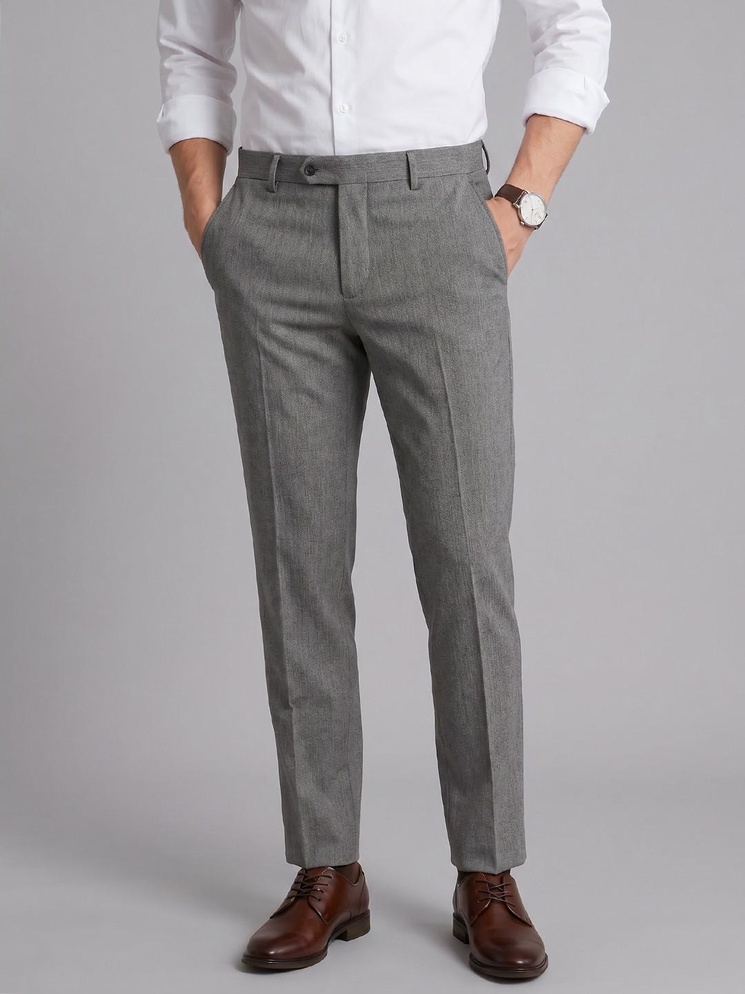 Arrow Men Flat-Front Formal Trouser