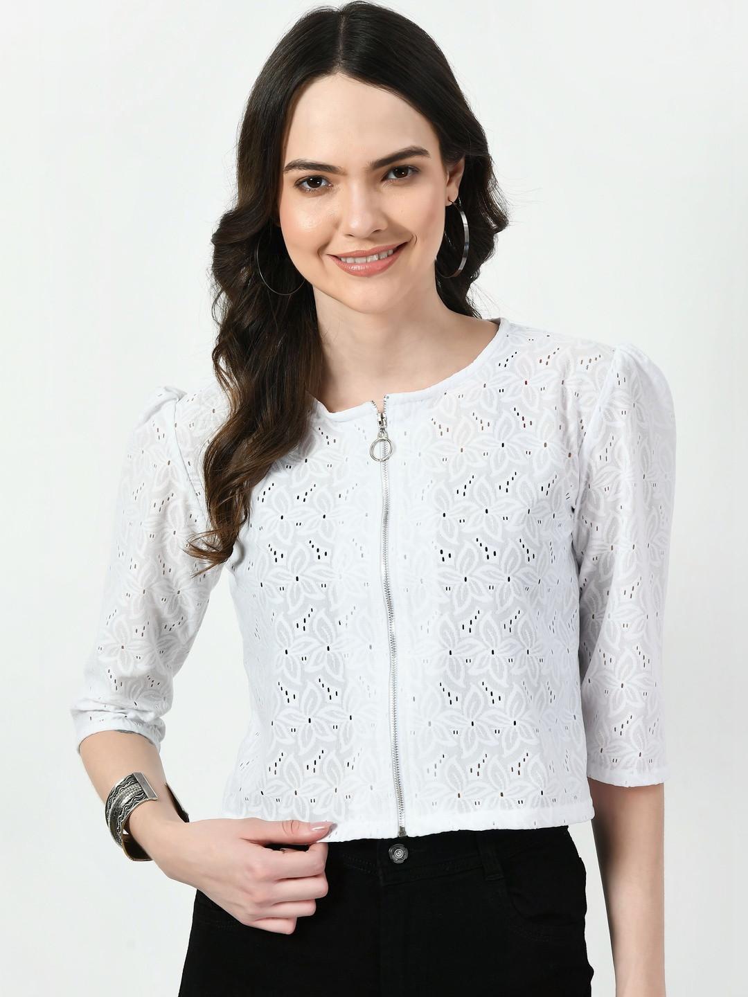 RAYWARE Women Crop Shrug