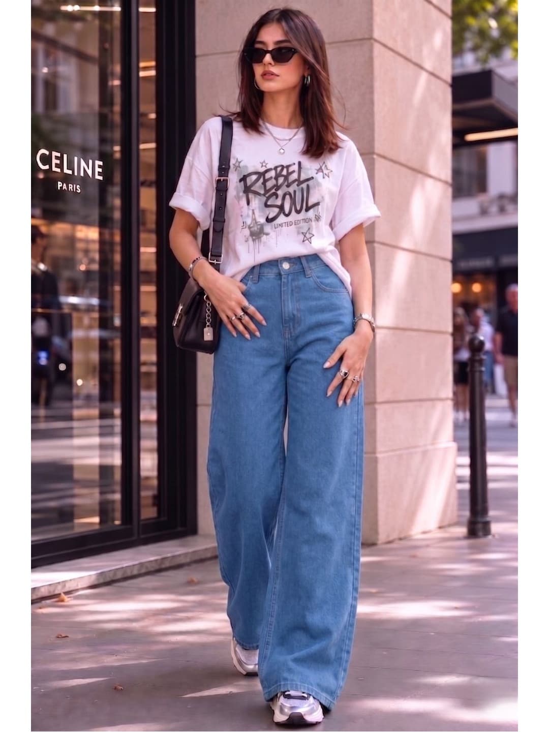 zayla Women Loose High-Rise Light Fade Stretchable Jeans
