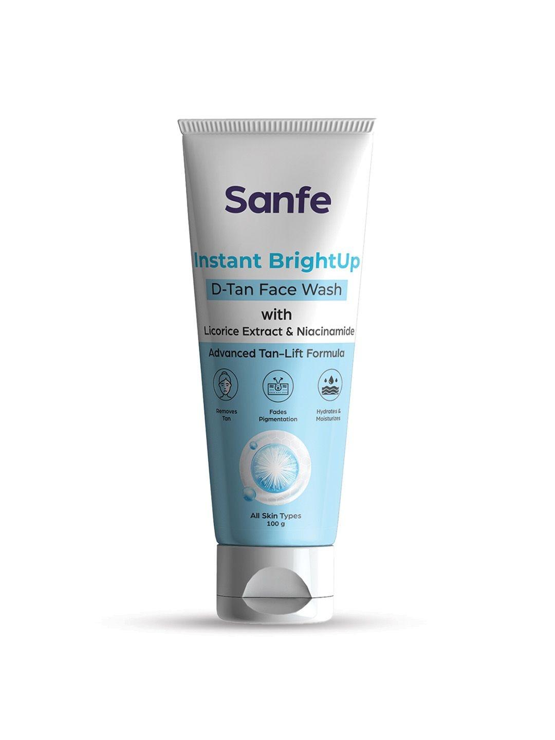 Sanfe Instant BrightUp D-Tan Face Wash Enriched With Niacinamide - 100 g