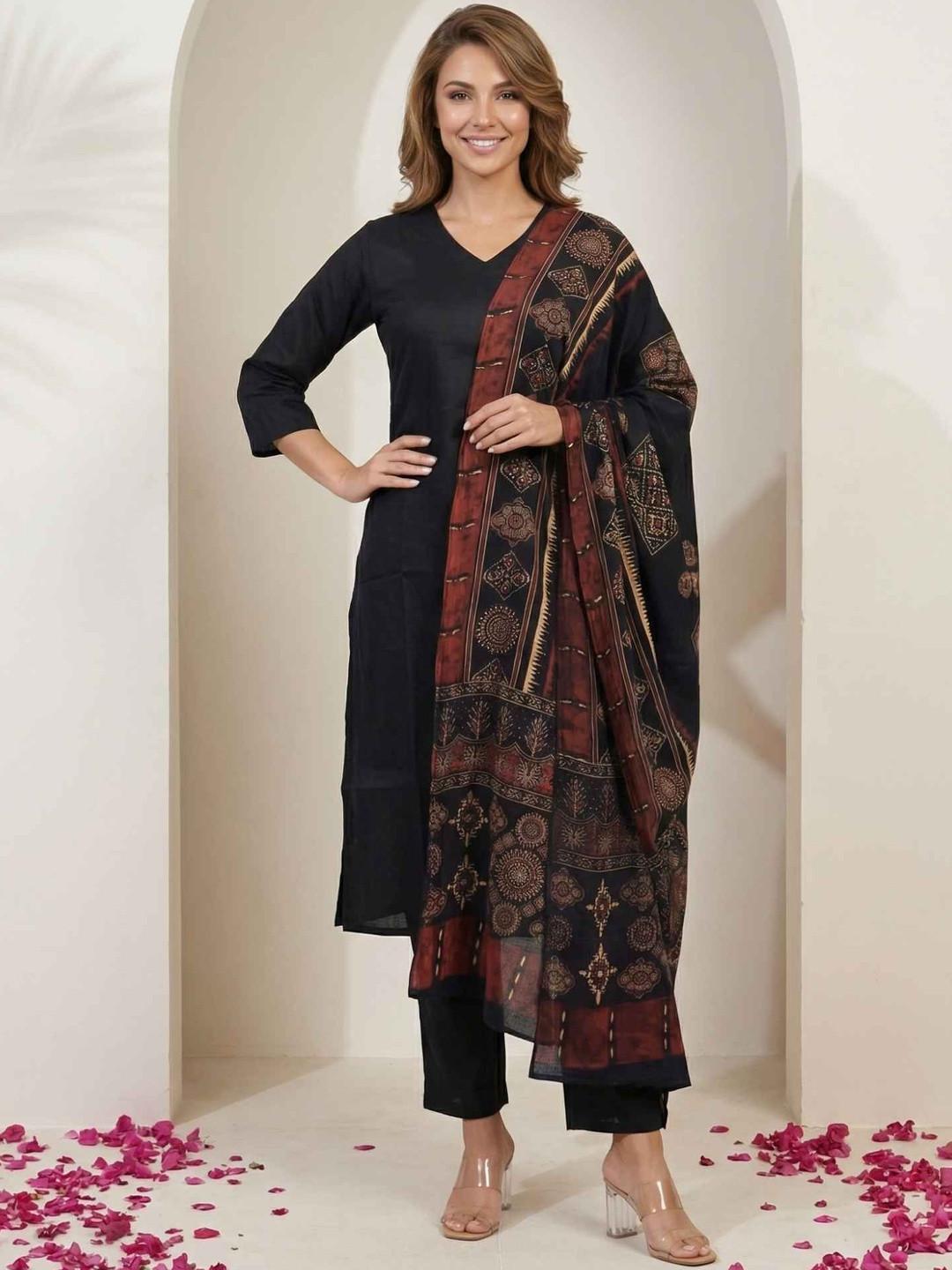 Fabmoha Ethnic Motifs Printed Dupatta