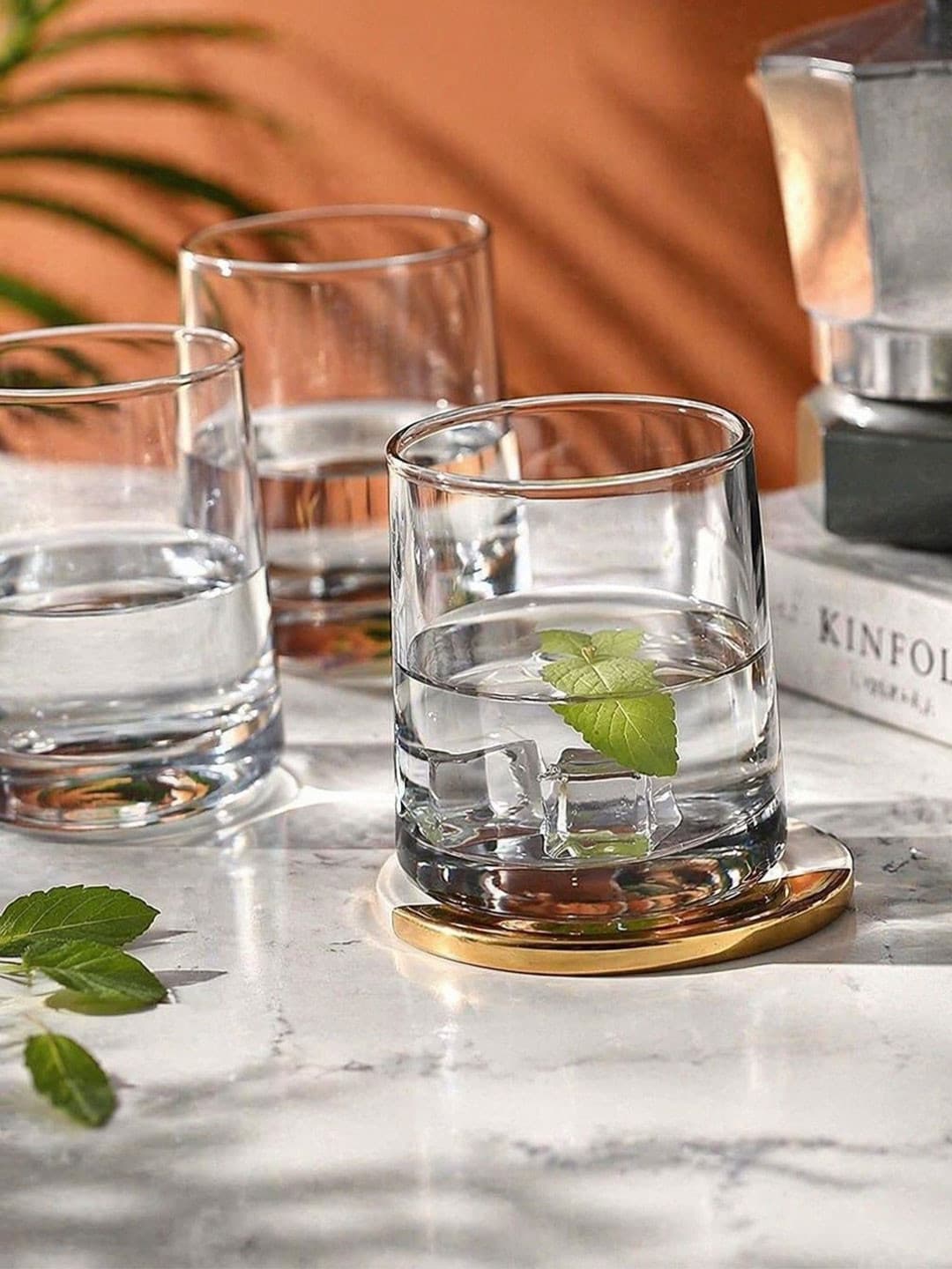 PrimeWorld Transparent 6 Easy to Clean Glass Water Glass
