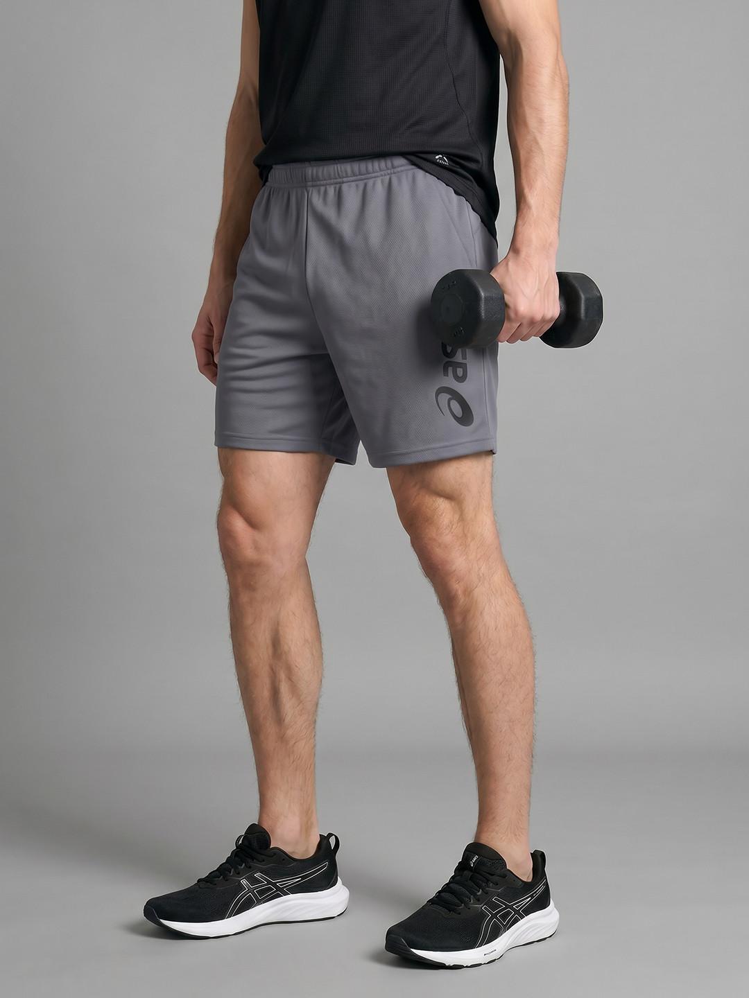 ASICS Men Brand Logo Sports Shorts