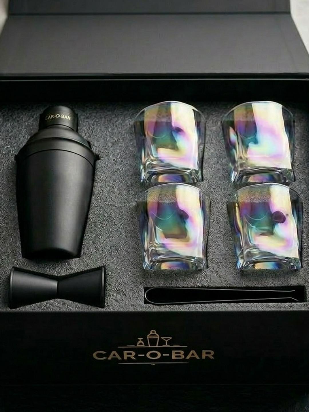 Car-O-Bar Black Single Stainless Steel Barware Tool Sets