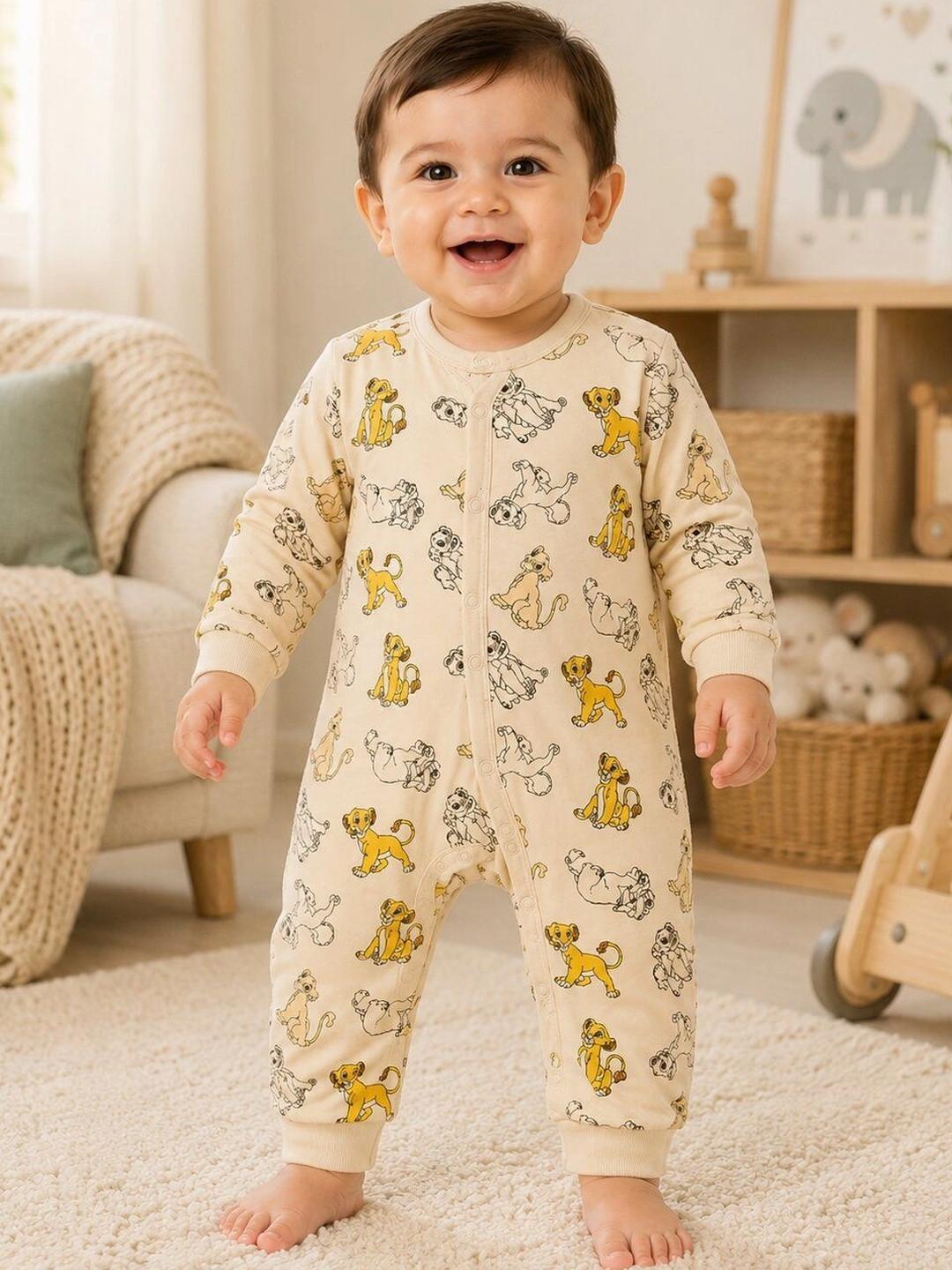 Bodycare Kids Graphic Printed Pure Cotton Romper