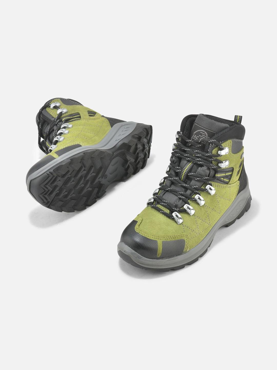 Woods Women Round Toe Lace-Ups Hiking Boots