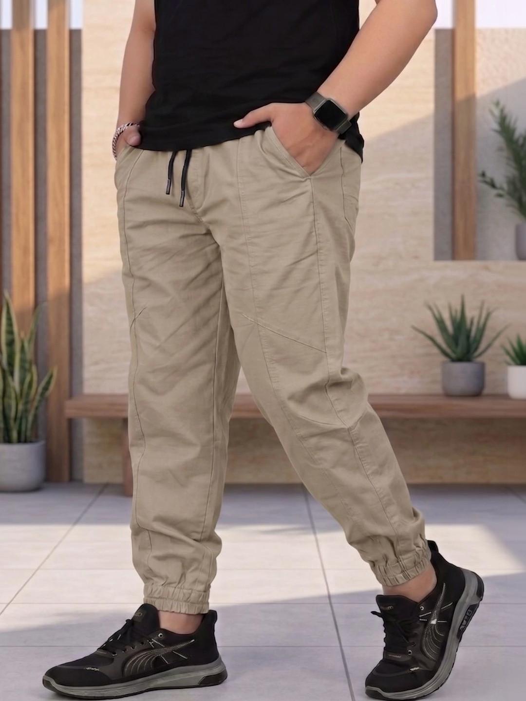 VENRBD Men Pure Cotton Relaxed Fit Joggers