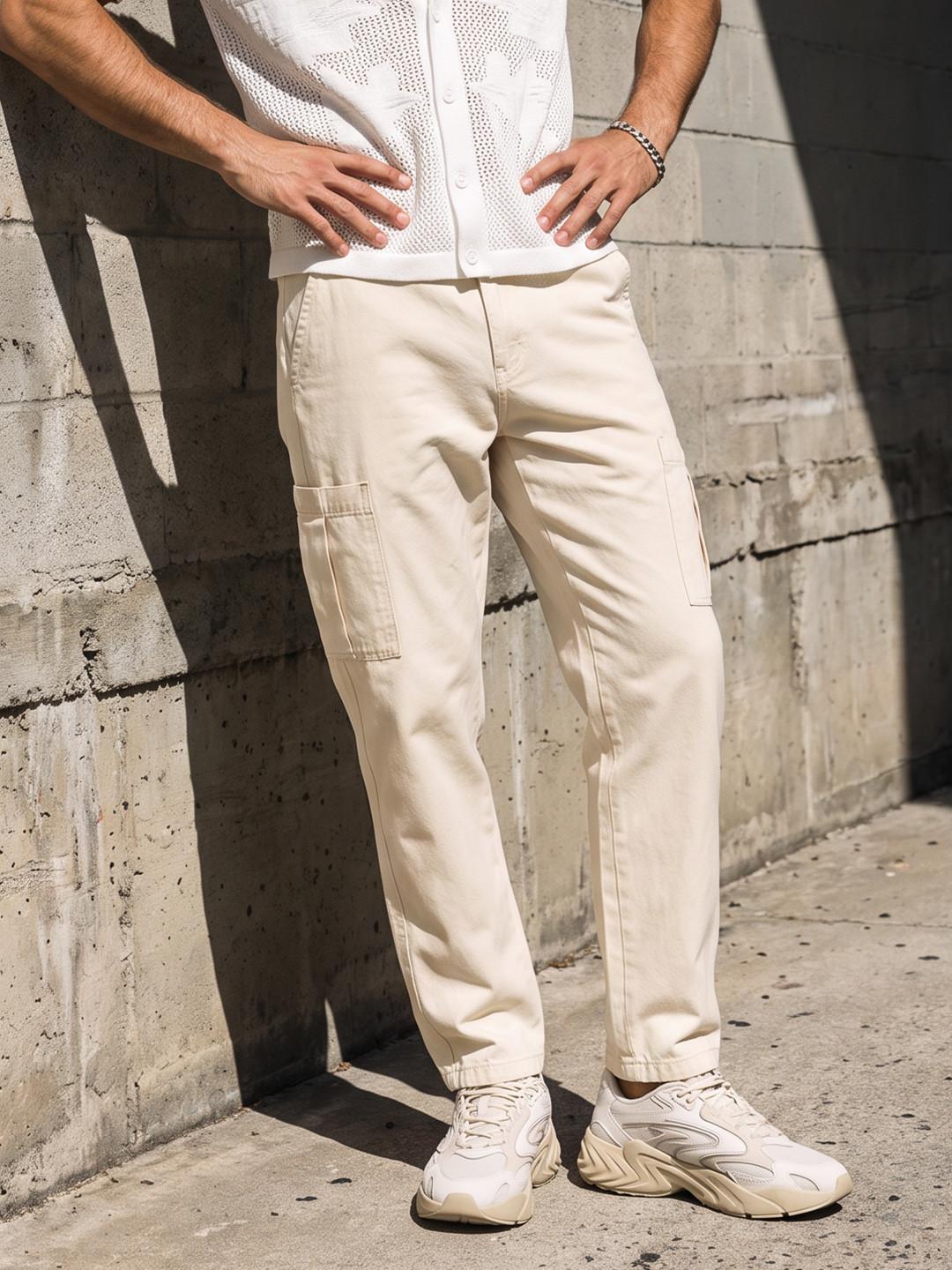 The Roadster Life Co. Men Relaxed Fit Cargos Casual Trouser