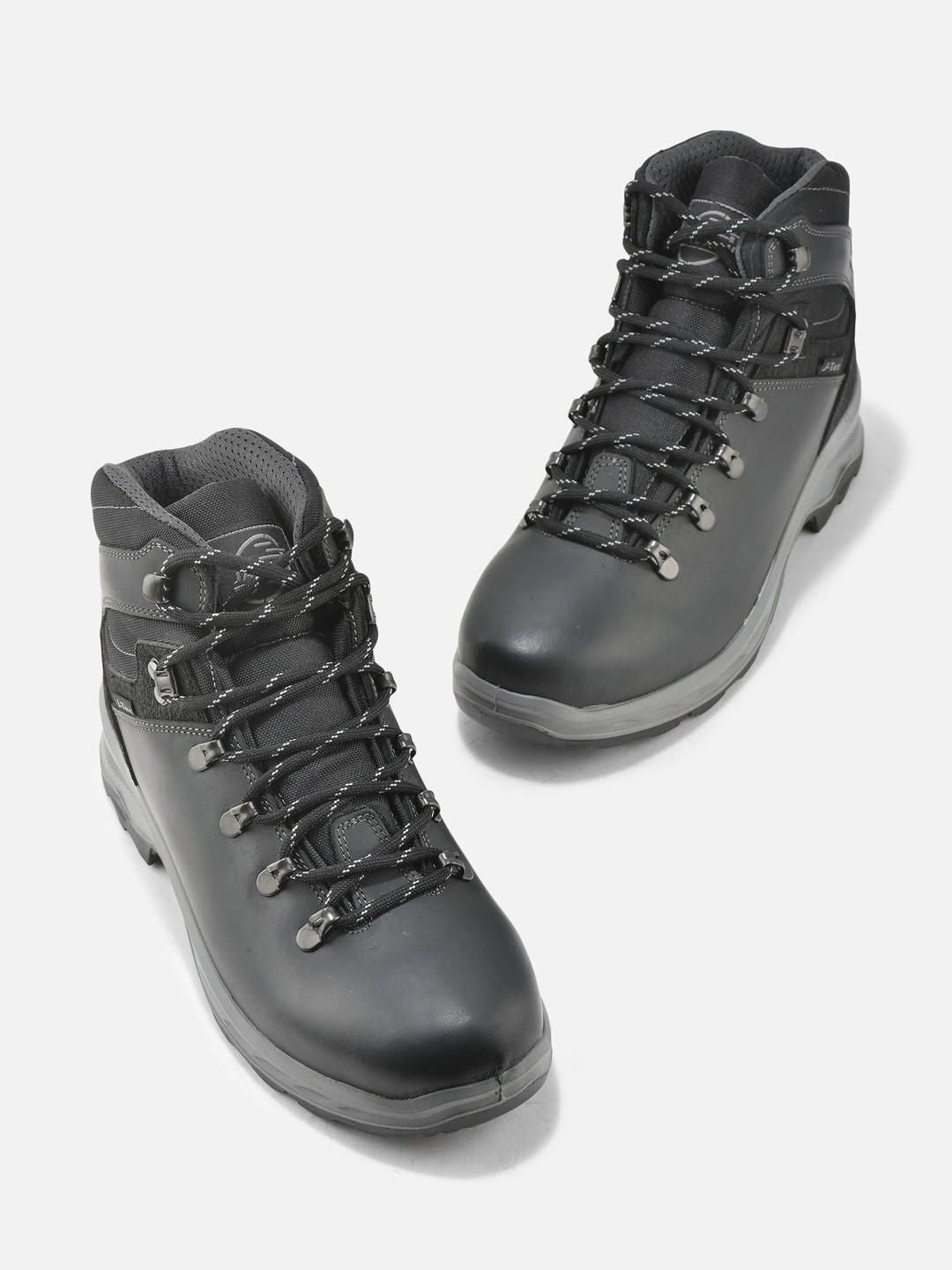 Woods Men Round Toe Lace-Ups Hiking Boots
