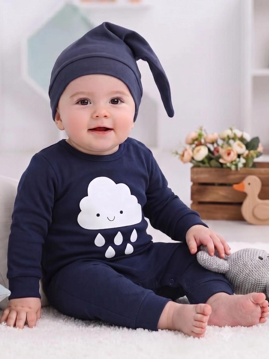 Torham Unisex Cotton Round Neck Rompers