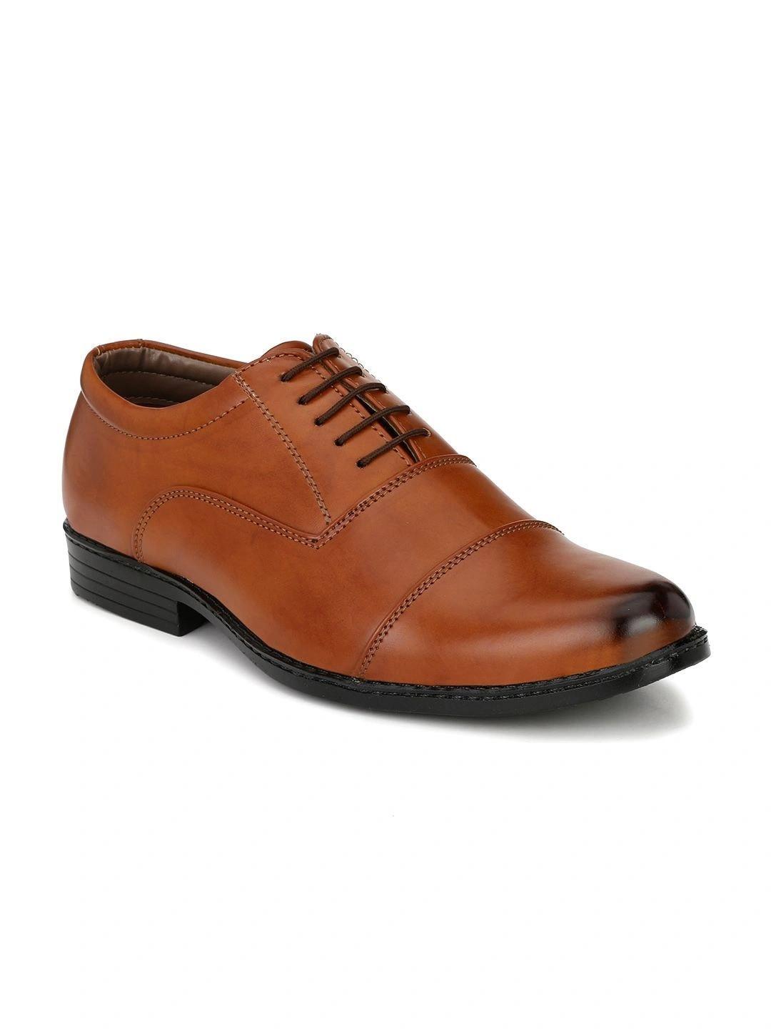 INVICTUS Men Round Toe Lace-Ups Formal Oxfords Shoes