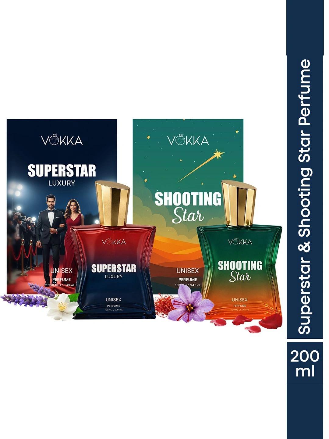 VOKKA Set Of 2 Superstar & Shooting Star Long Lasting Perfume - 100 ml Each