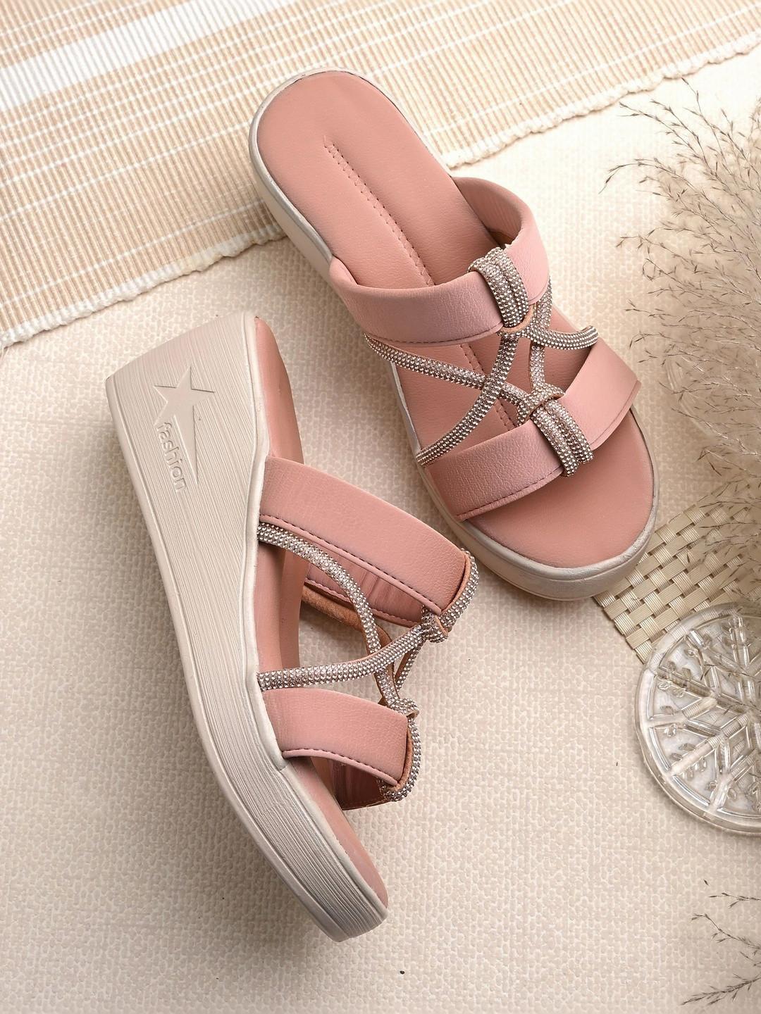 Anouk Embellished Ethnic Wedge Sandals