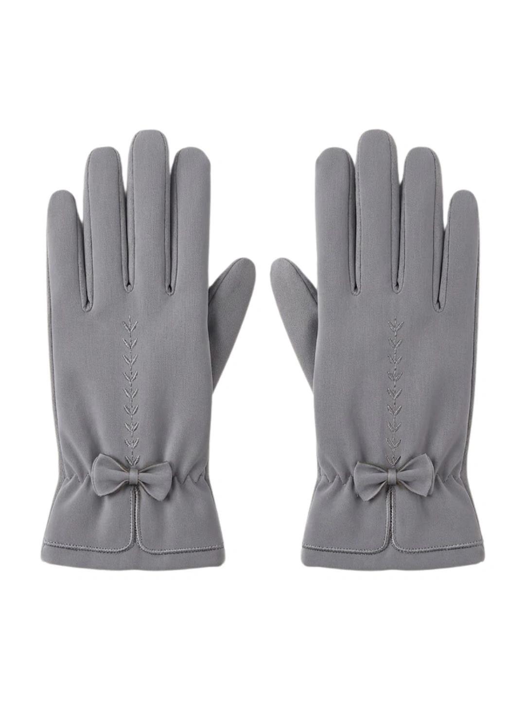 Cdeck Women Patterned Winter Gloves