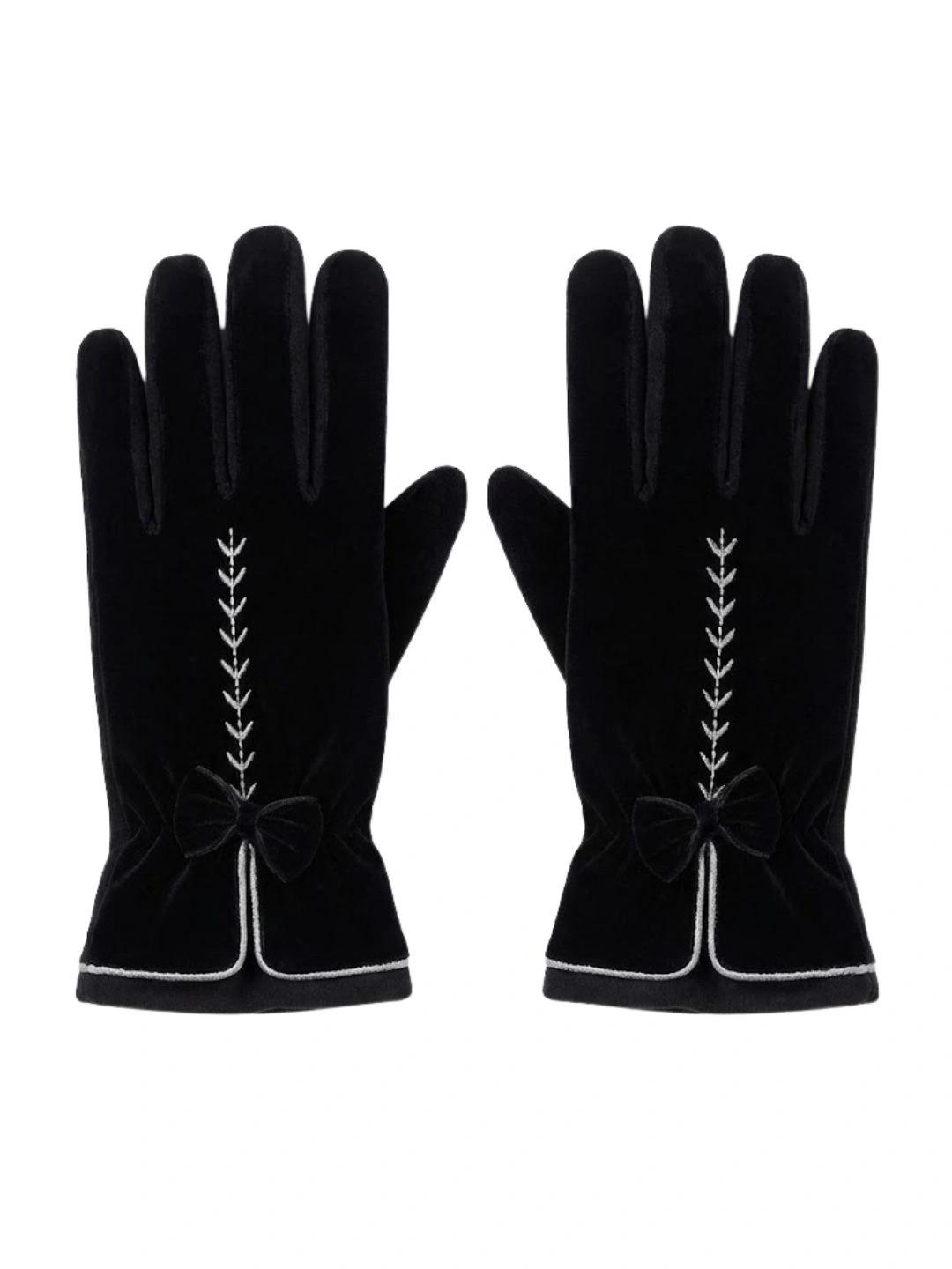 Cdeck Women Patterned Winter Gloves