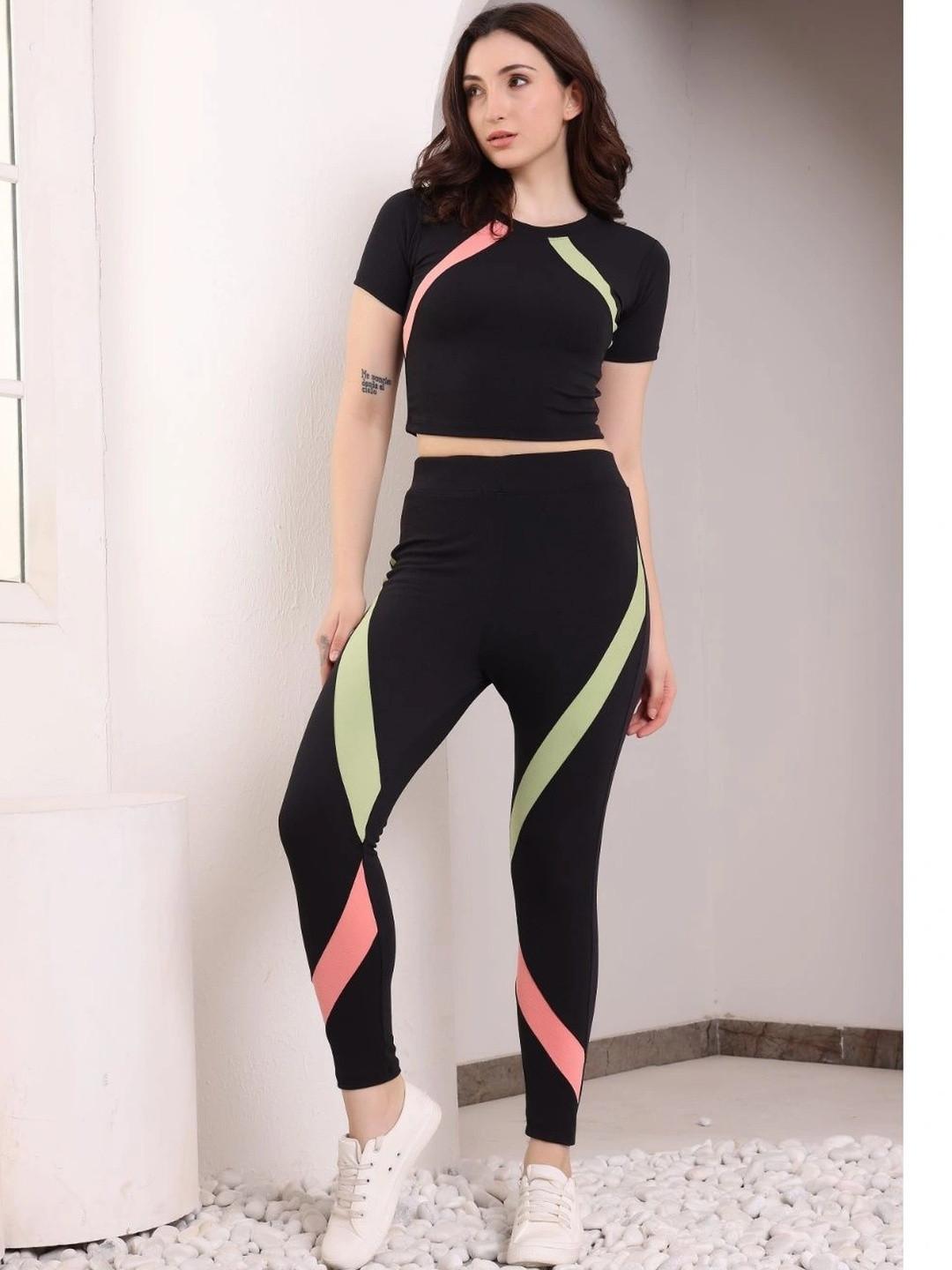 Cozimi Colourblocked Round Neck Tracksuits