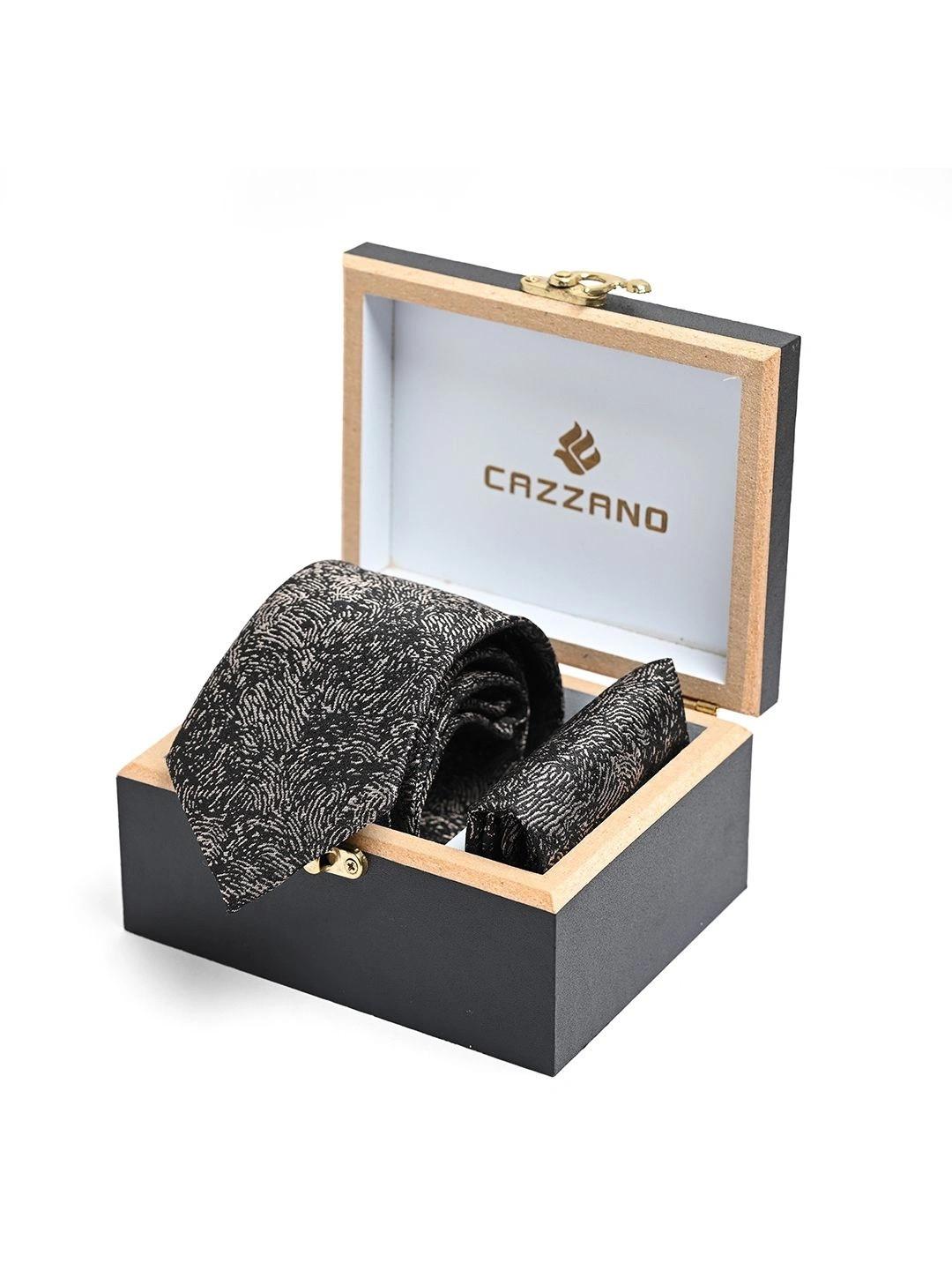 Cazzano Men Printed Skinny Tie