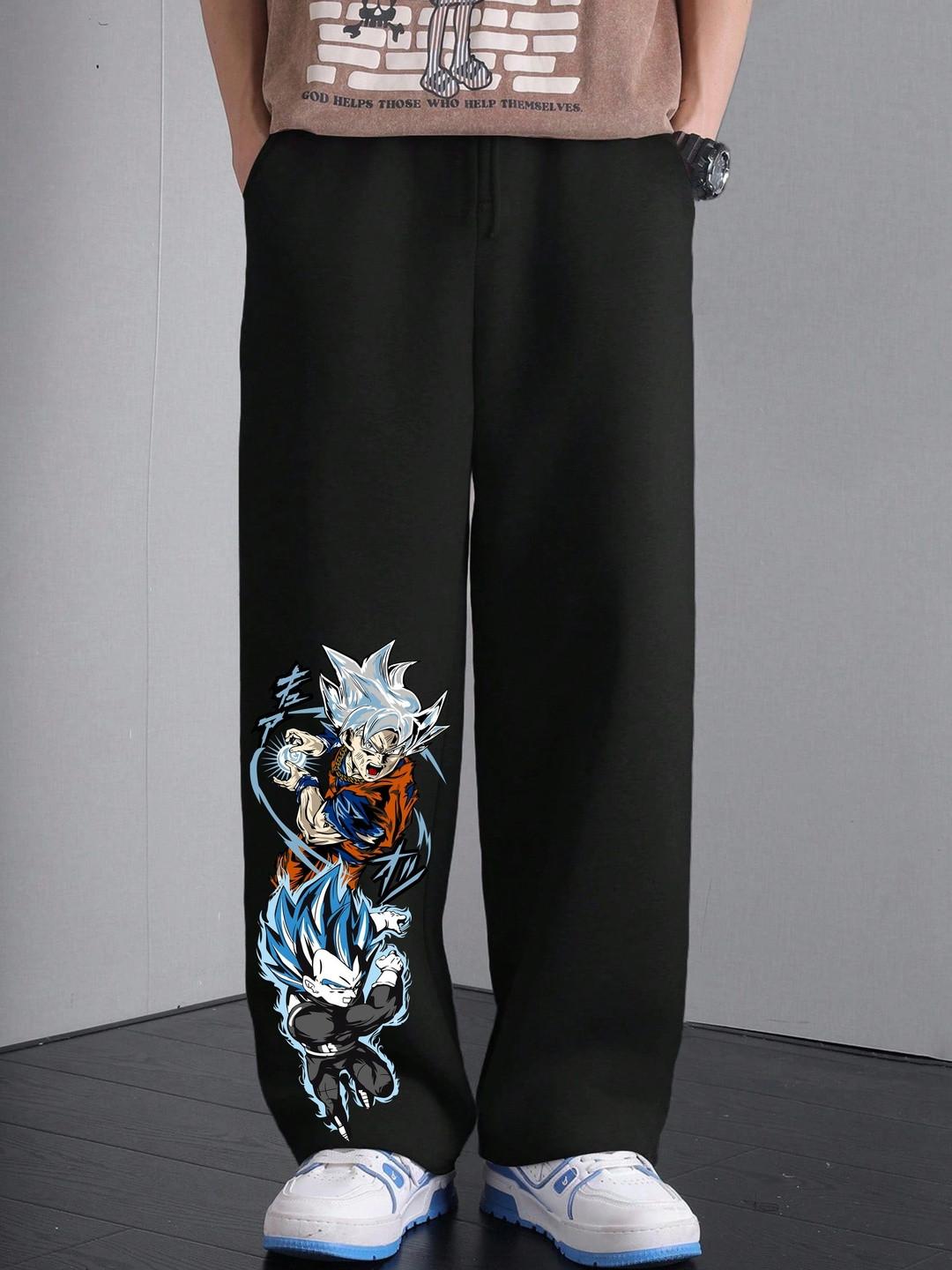 YK Boy Printed Relaxed Loose Fit Trousers